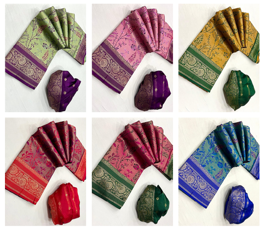 Nf6917 Vmk. Kanjivaram Silk Sarees