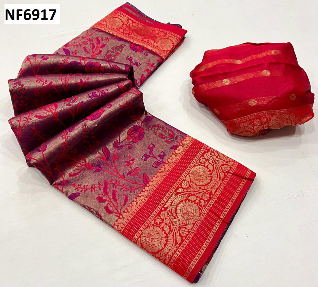 Nf6917 Vmk. Kanjivaram Silk Sarees