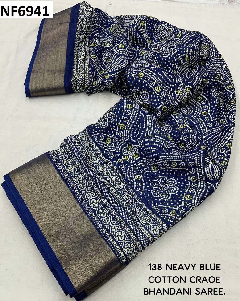 Nf6941 Vmk Bandhni Sarees
