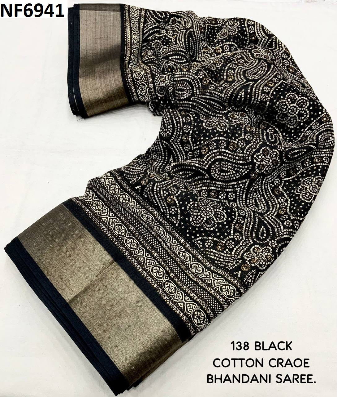Nf6941 Vmk Bandhni Sarees