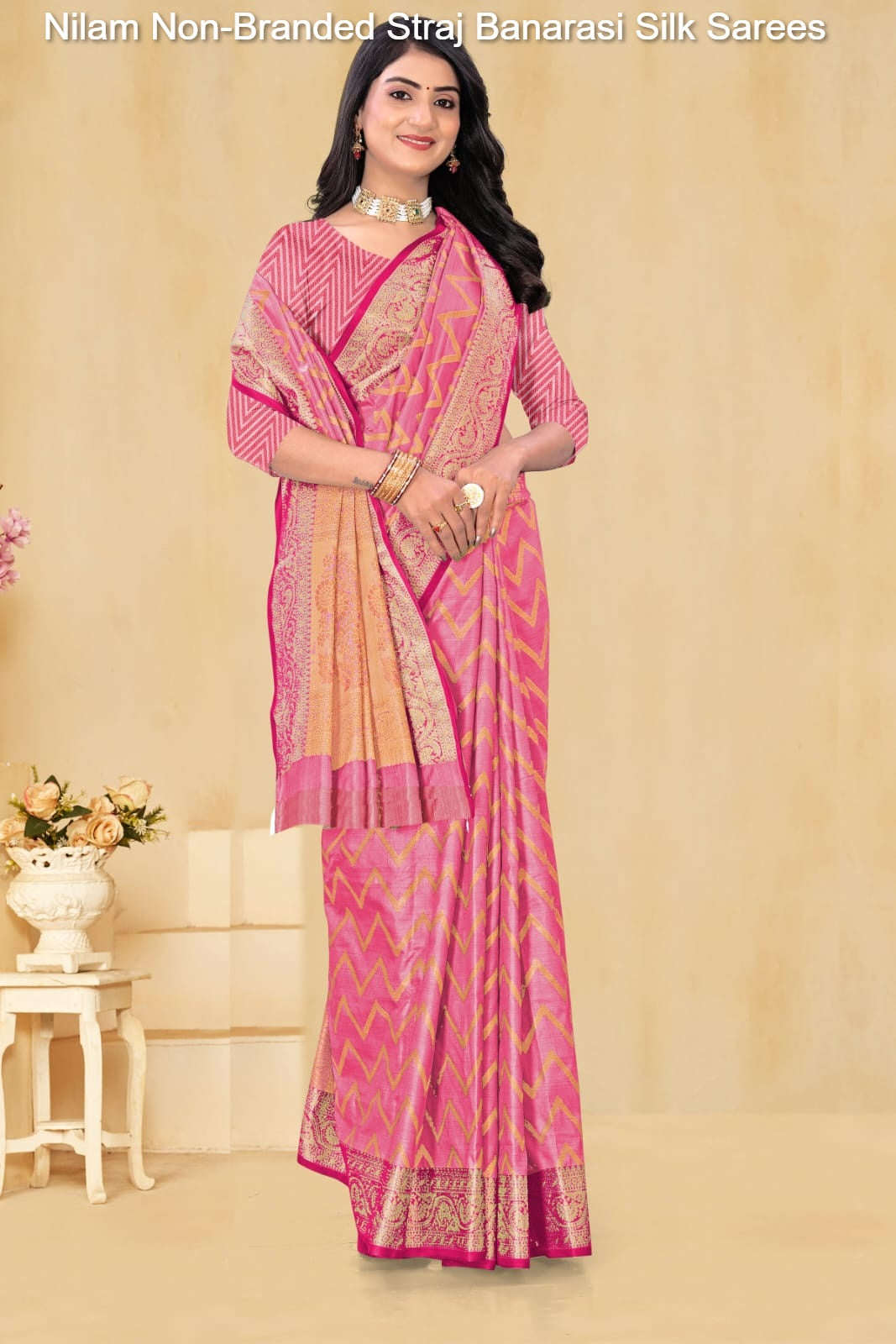 Nilam Non-Branded Straj Banarasi Silk Sarees