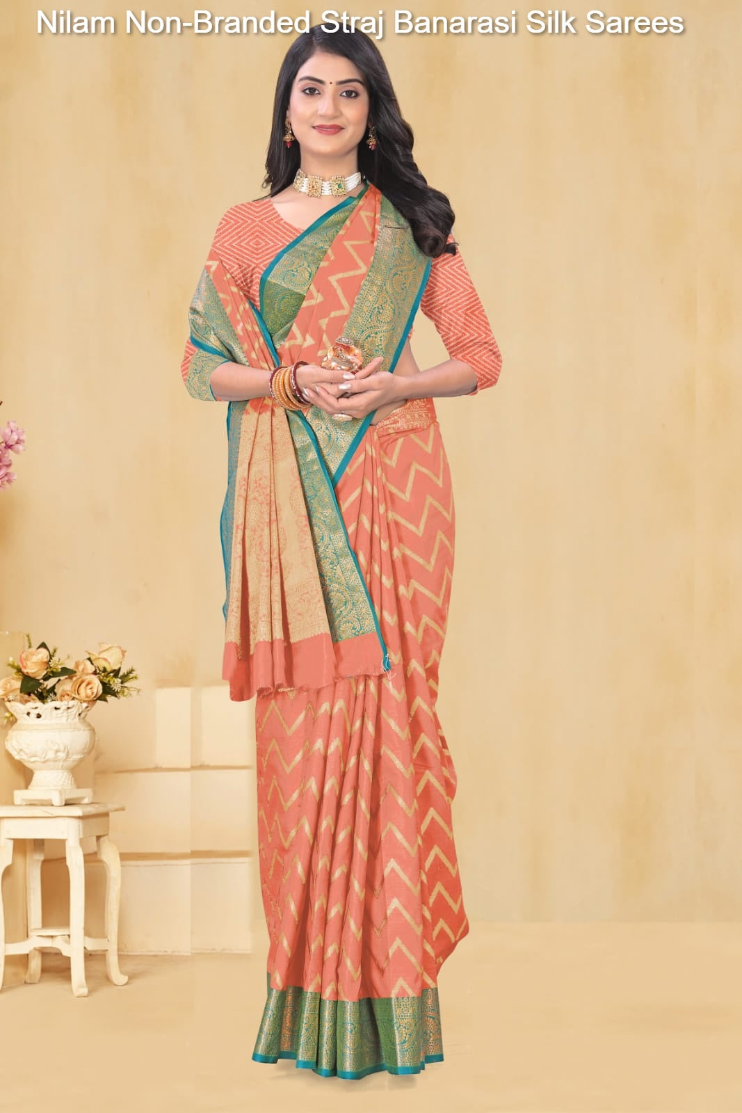 Nilam Non-Branded Straj Banarasi Silk Sarees