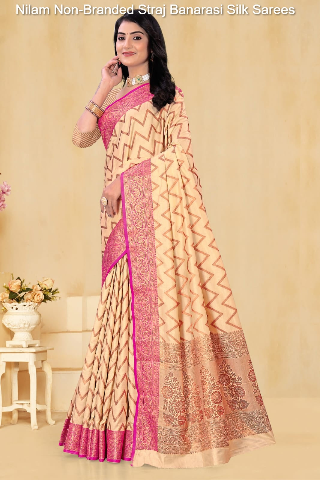 Nilam Non-Branded Straj Banarasi Silk Sarees