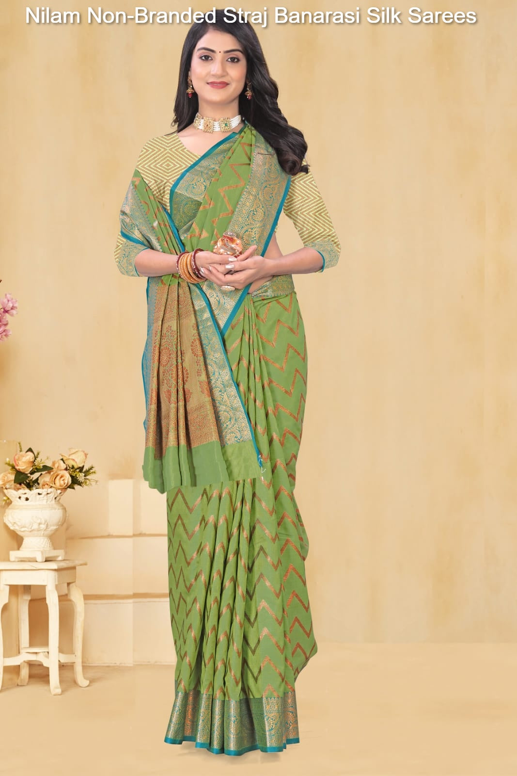 Nilam Non-Branded Straj Banarasi Silk Sarees
