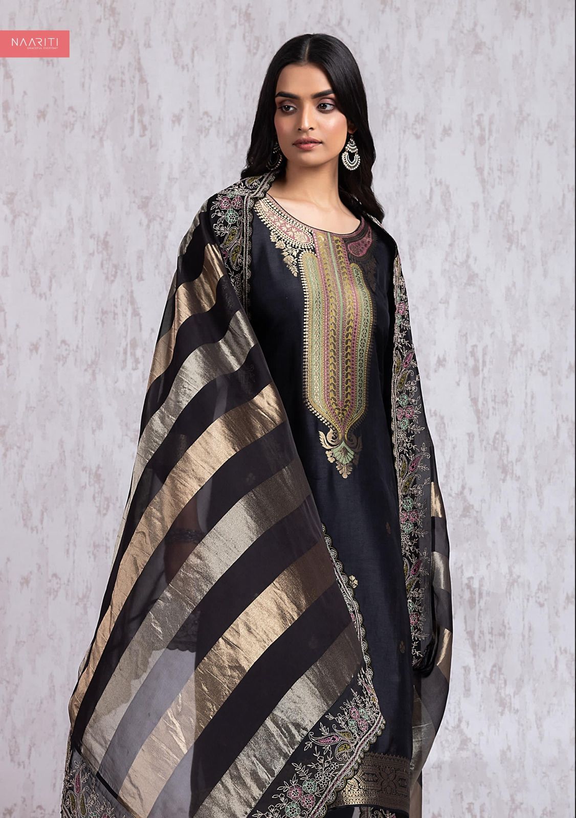 Nithya 2080 Naariti Silk Unstitched Suits
