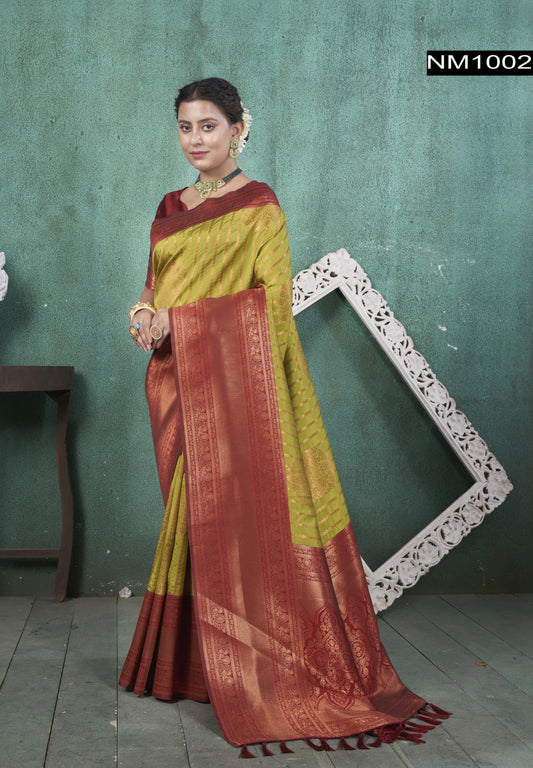 Nm-1002 Neelam 3 Of Silk Sarees