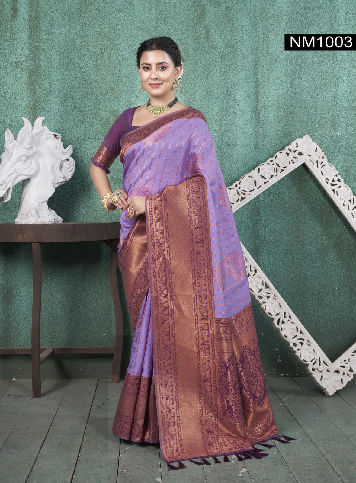 Nm-1003 Neelam 3 Of Silk Sarees