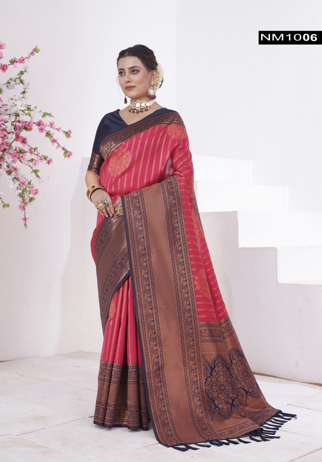 Nm-1006 Neelam 3 Of Silk Sarees