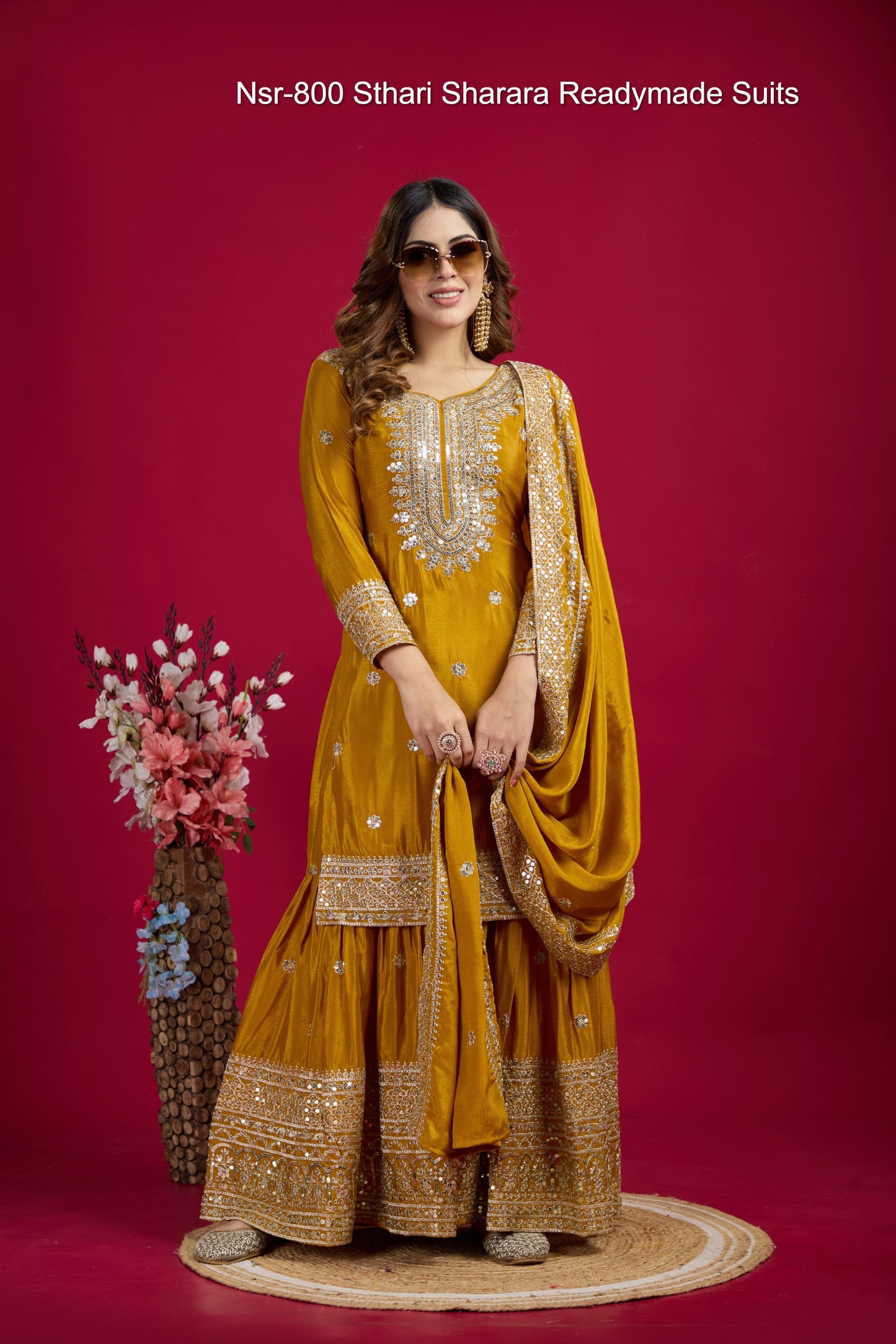 Nsr-800 Sthari Sharara Readymade Suits