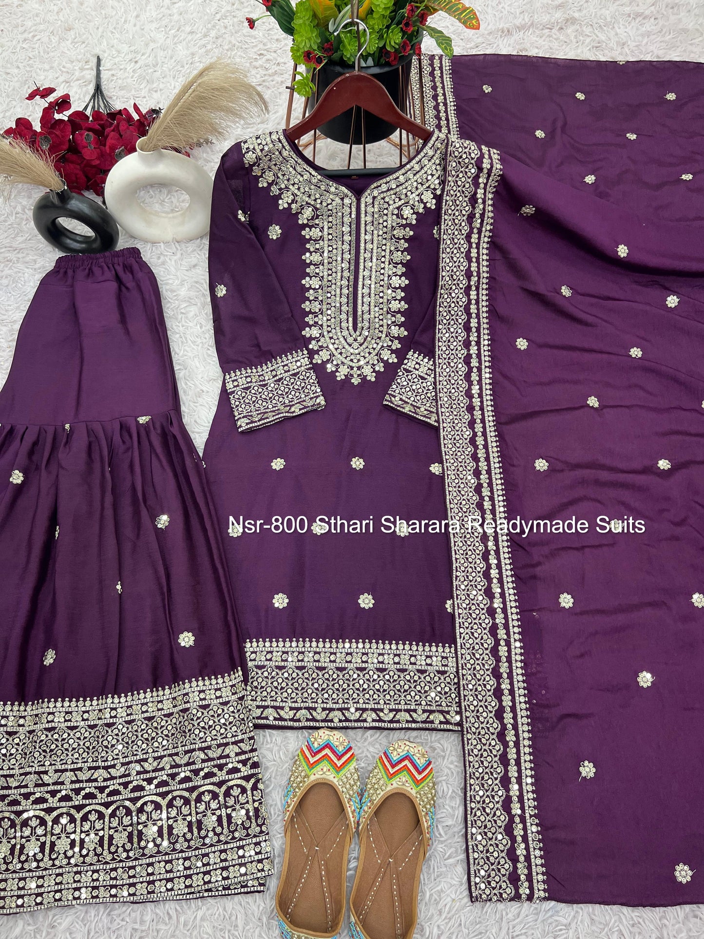 Nsr-800 Sthari Sharara Readymade Suits