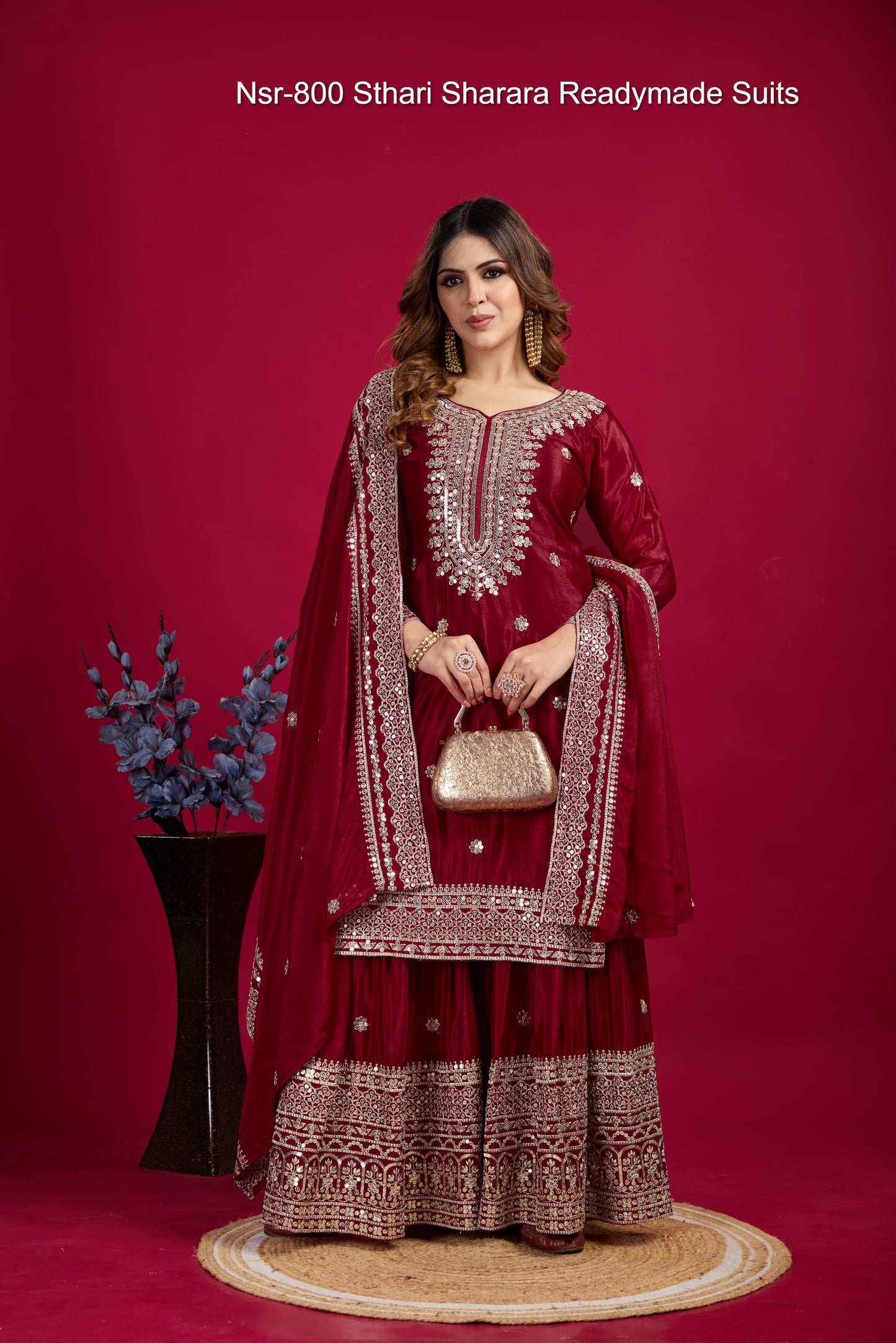 Nsr-800 Sthari Sharara Readymade Suits