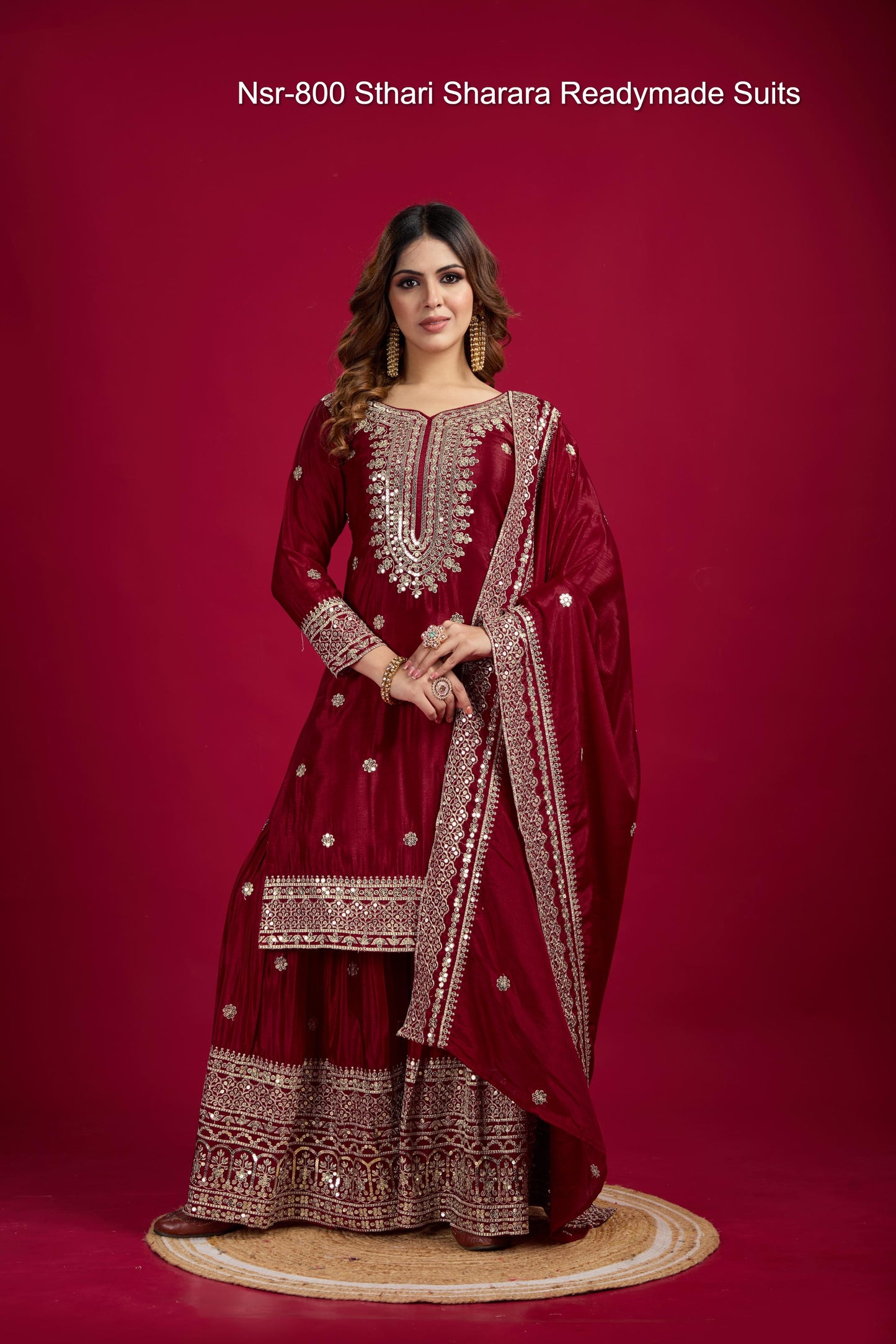 Nsr-800 Sthari Sharara Readymade Suits