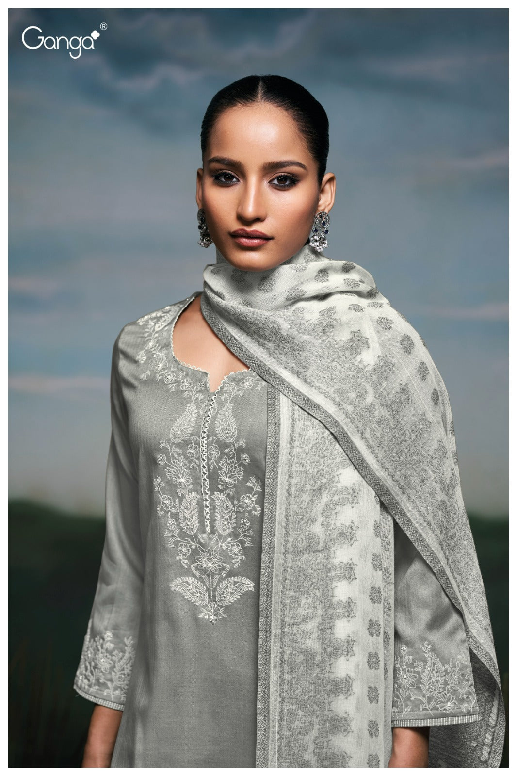 Obehi 3527 Ganga Premium Cotton Unstitched Suits