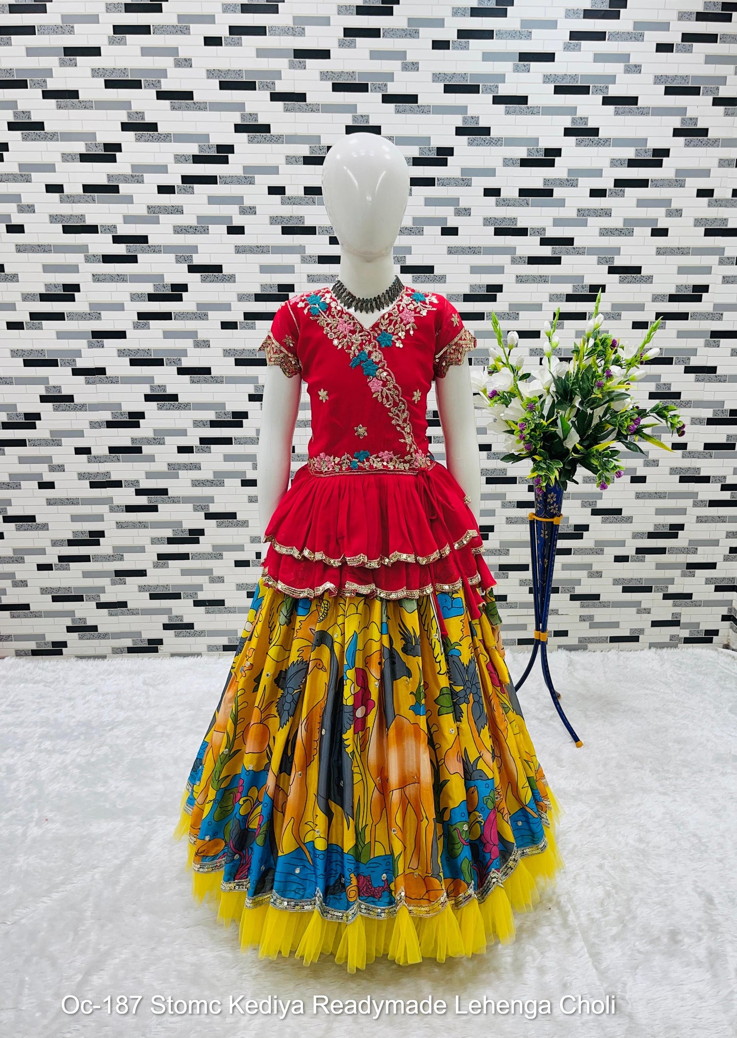 Oc-187 Stomc Kediya Readymade Lehenga Choli
