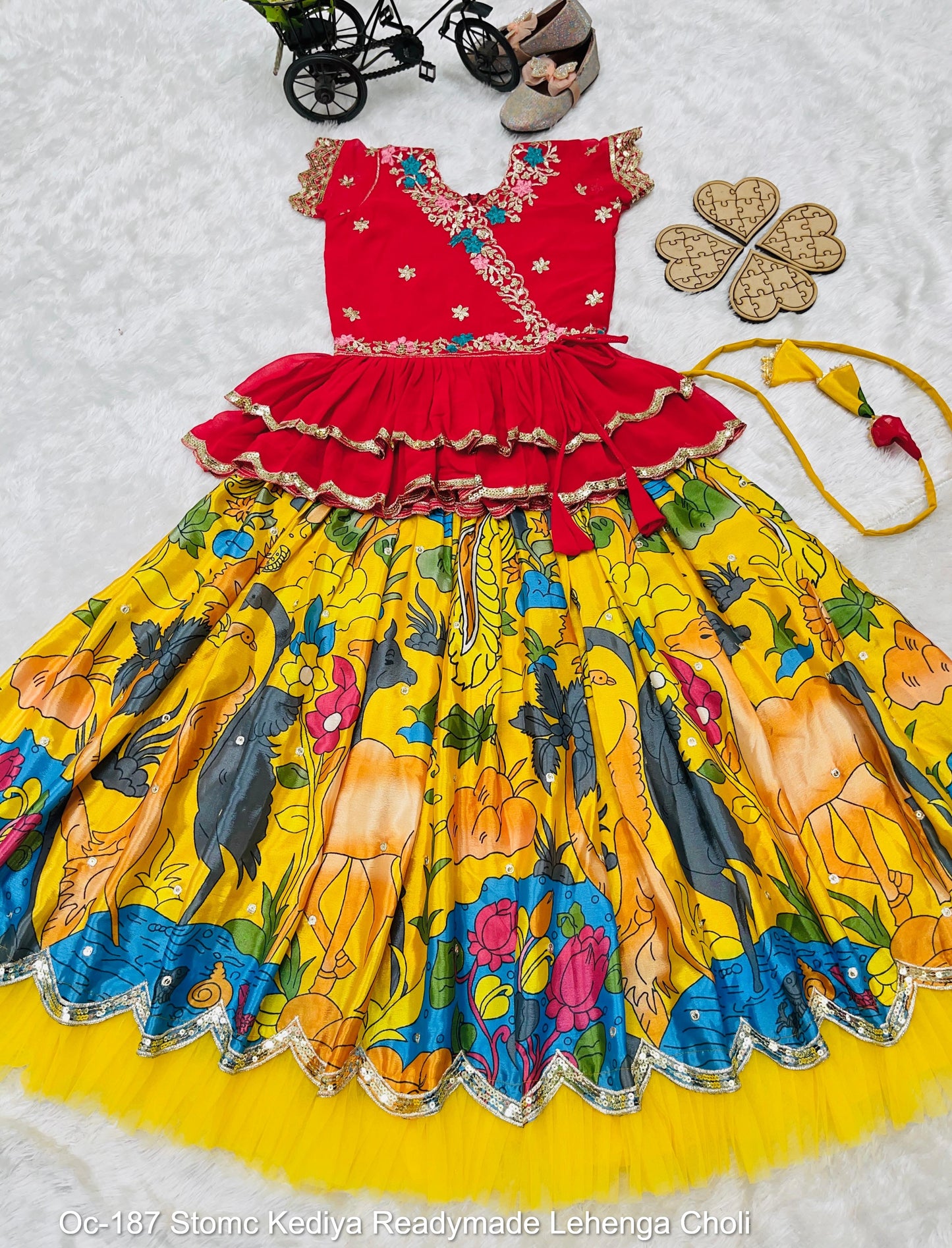 Oc-187 Stomc Kediya Readymade Lehenga Choli