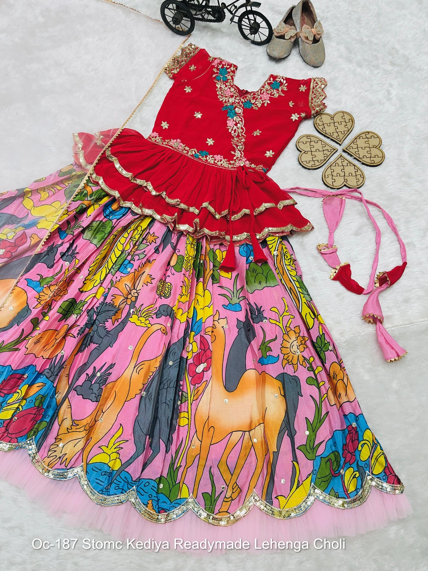 Oc-187 Stomc Kediya Readymade Lehenga Choli