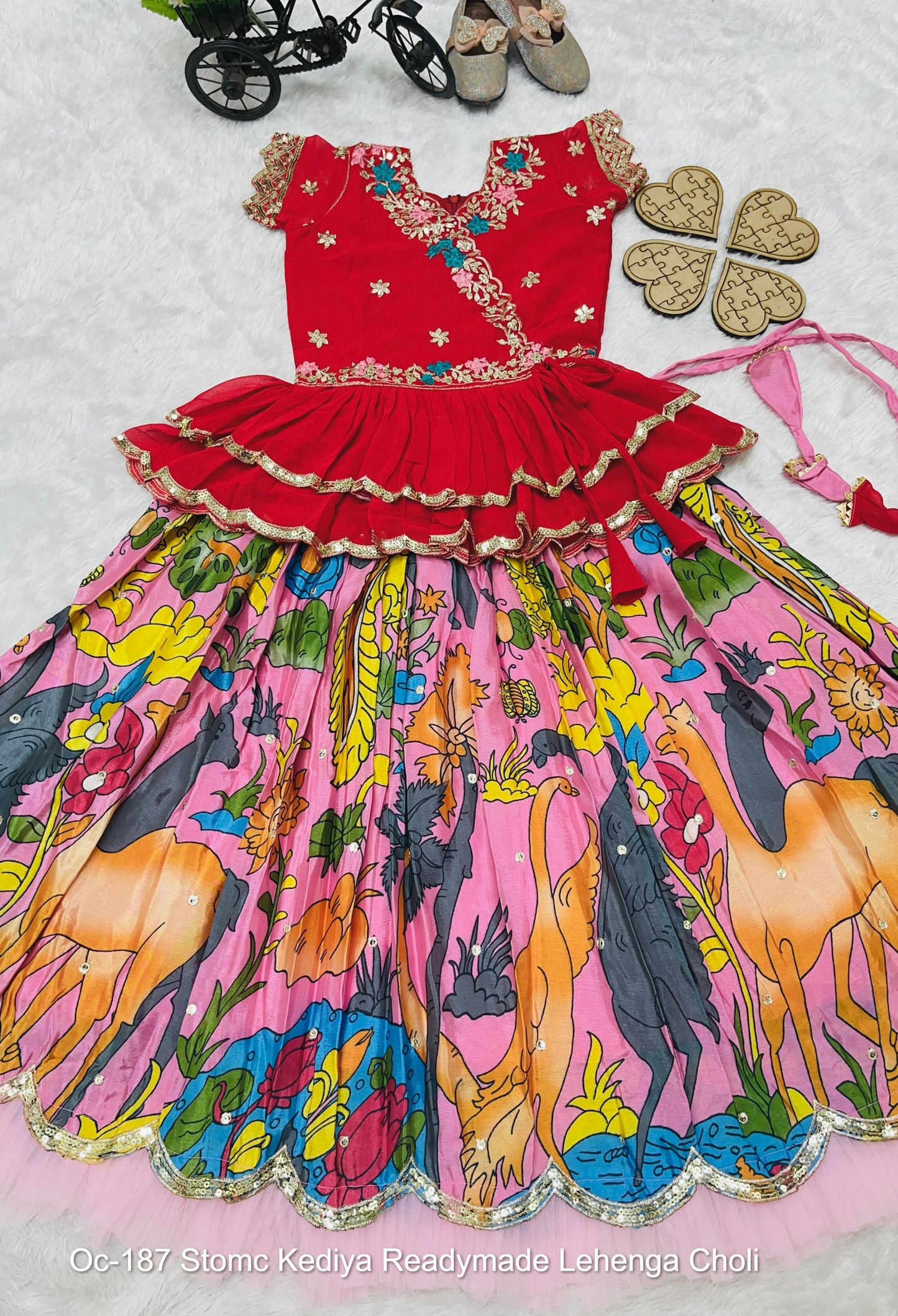 Oc-187 Stomc Kediya Readymade Lehenga Choli