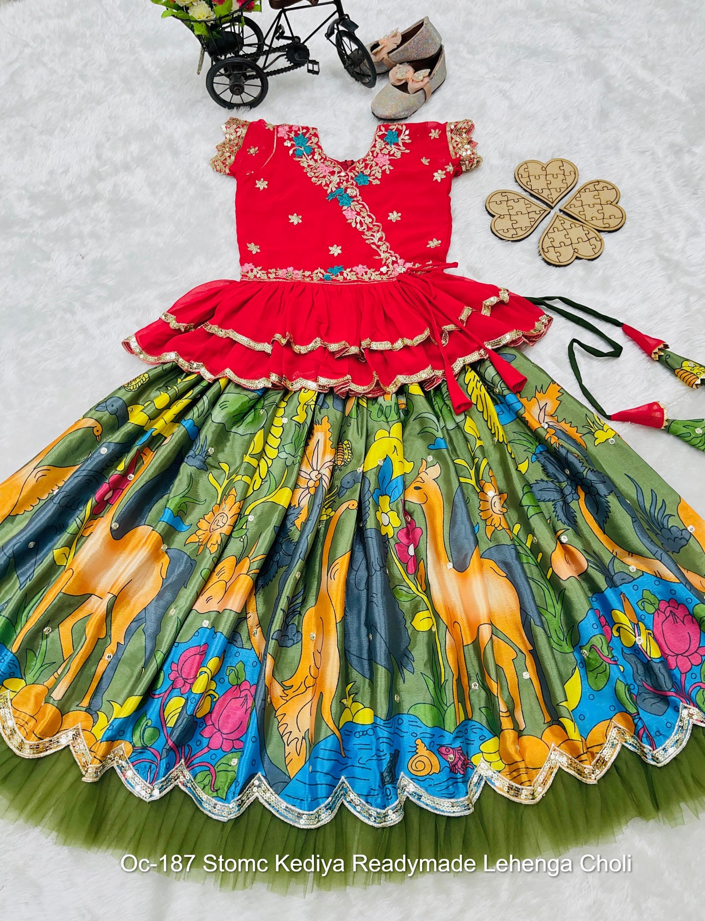Oc-187 Stomc Kediya Readymade Lehenga Choli