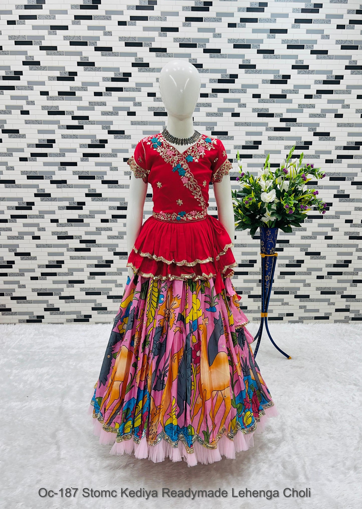 Oc-187 Stomc Kediya Readymade Lehenga Choli