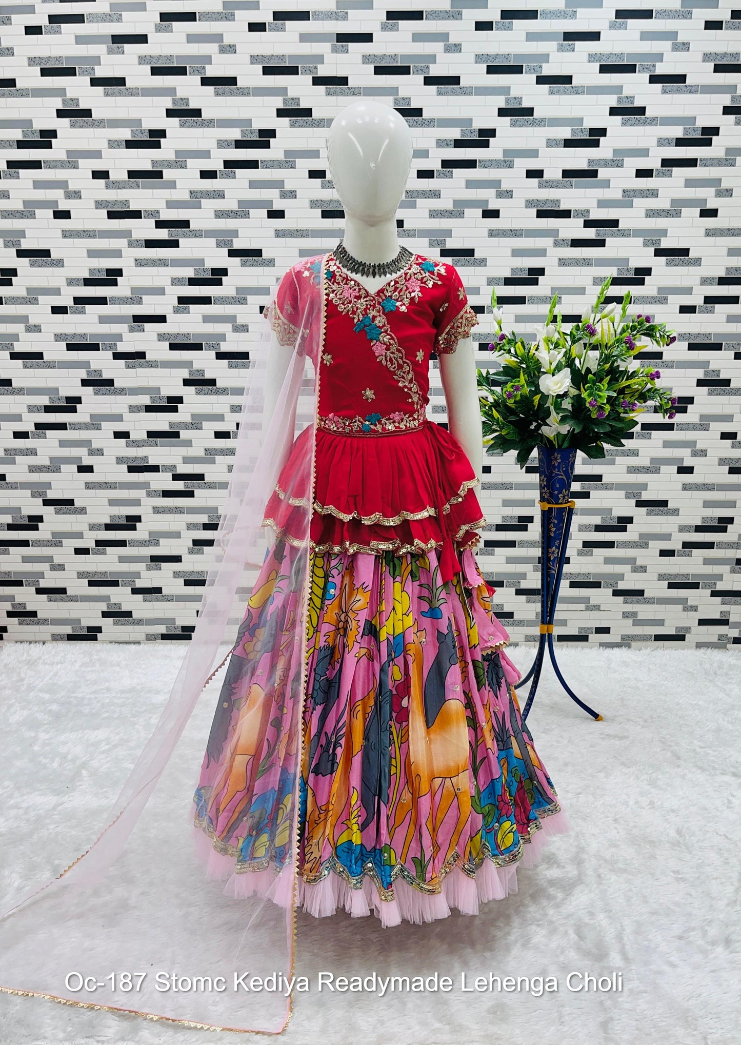 Oc-187 Stomc Kediya Readymade Lehenga Choli