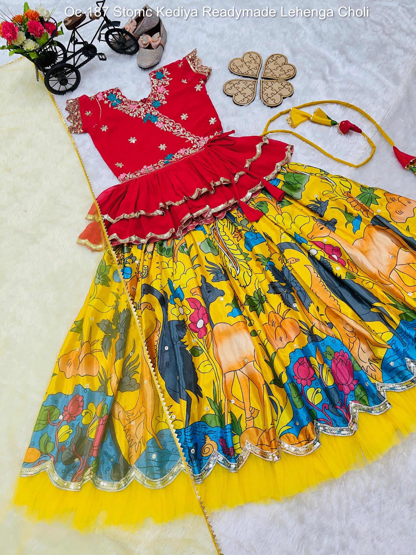 Oc-187 Stomc Kediya Readymade Lehenga Choli