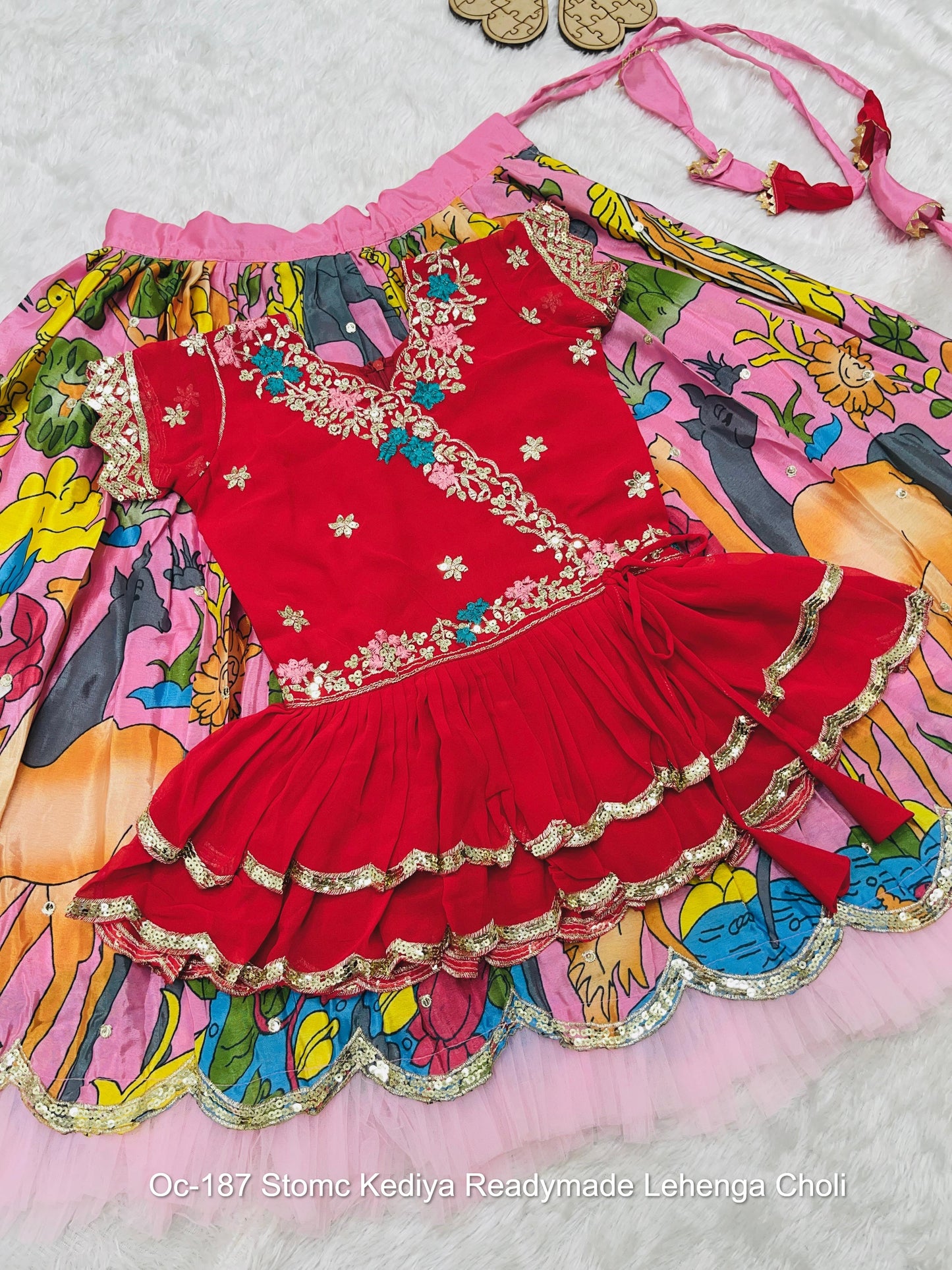 Oc-187 Stomc Kediya Readymade Lehenga Choli
