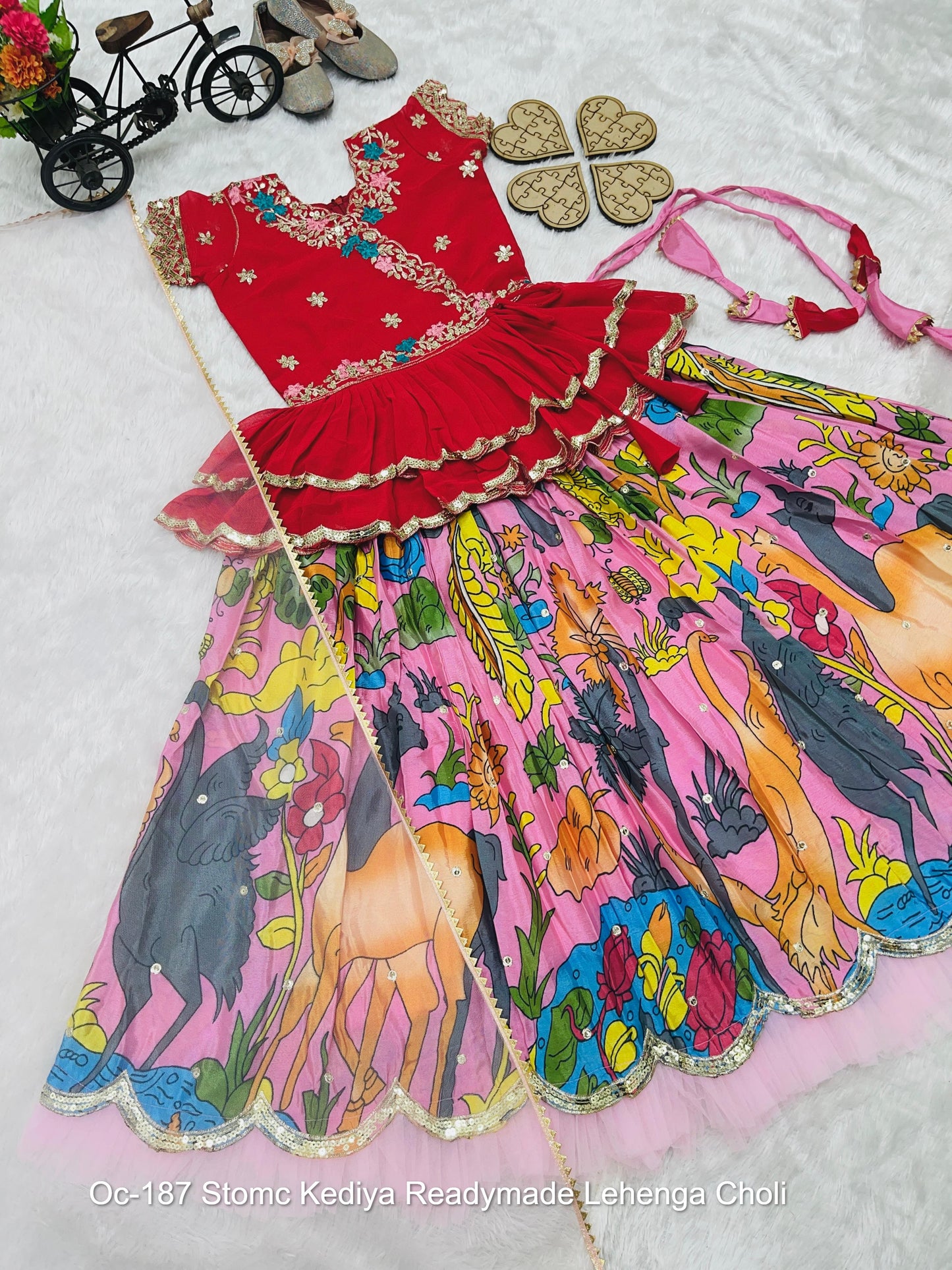 Oc-187 Stomc Kediya Readymade Lehenga Choli