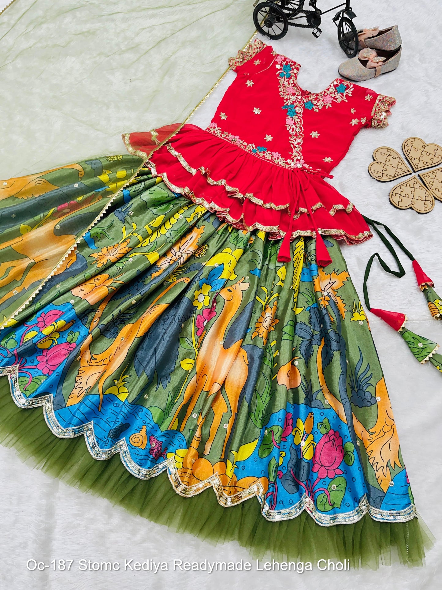 Oc-187 Stomc Kediya Readymade Lehenga Choli