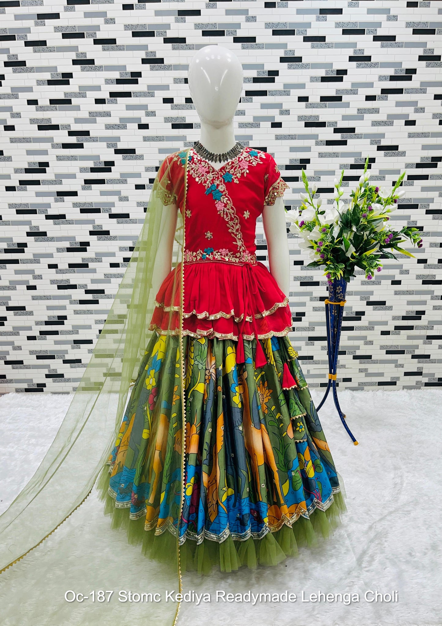 Oc-187 Stomc Kediya Readymade Lehenga Choli