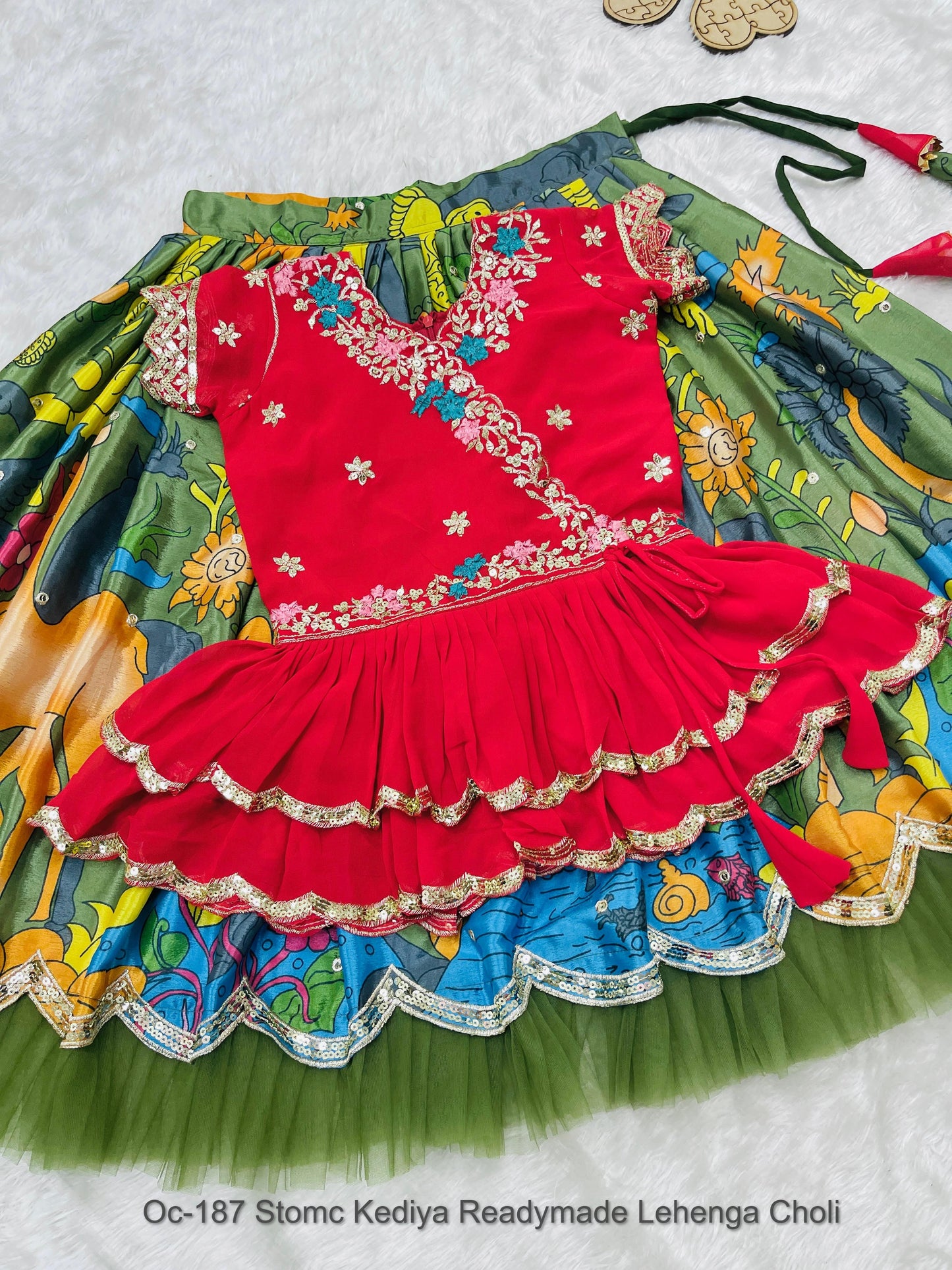 Oc-187 Stomc Kediya Readymade Lehenga Choli