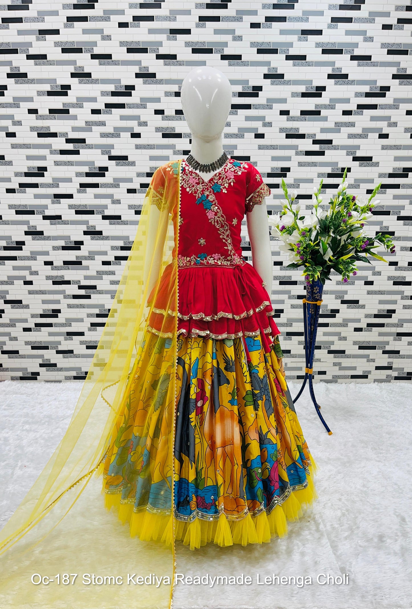 Oc-187 Stomc Kediya Readymade Lehenga Choli