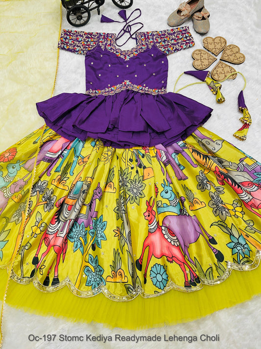 Oc-197 Stomc Kediya Readymade Lehenga Choli