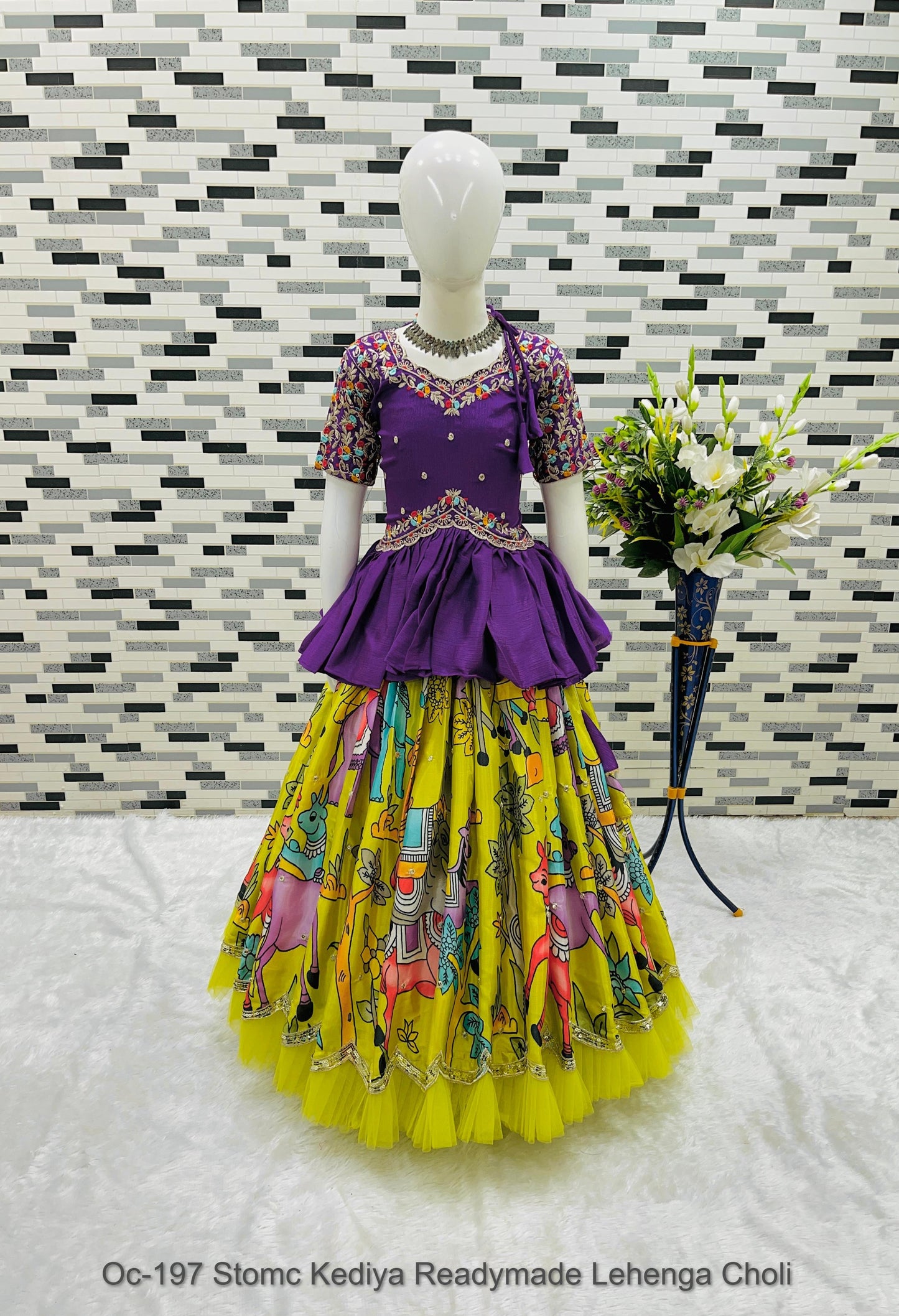 Oc-197 Stomc Kediya Readymade Lehenga Choli