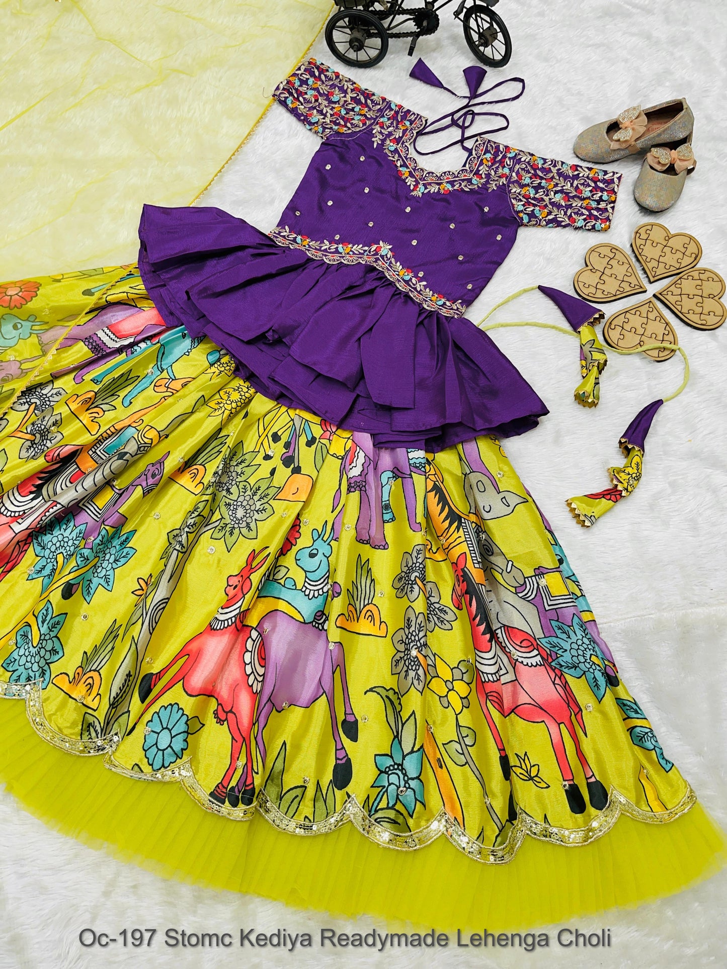Oc-197 Stomc Kediya Readymade Lehenga Choli