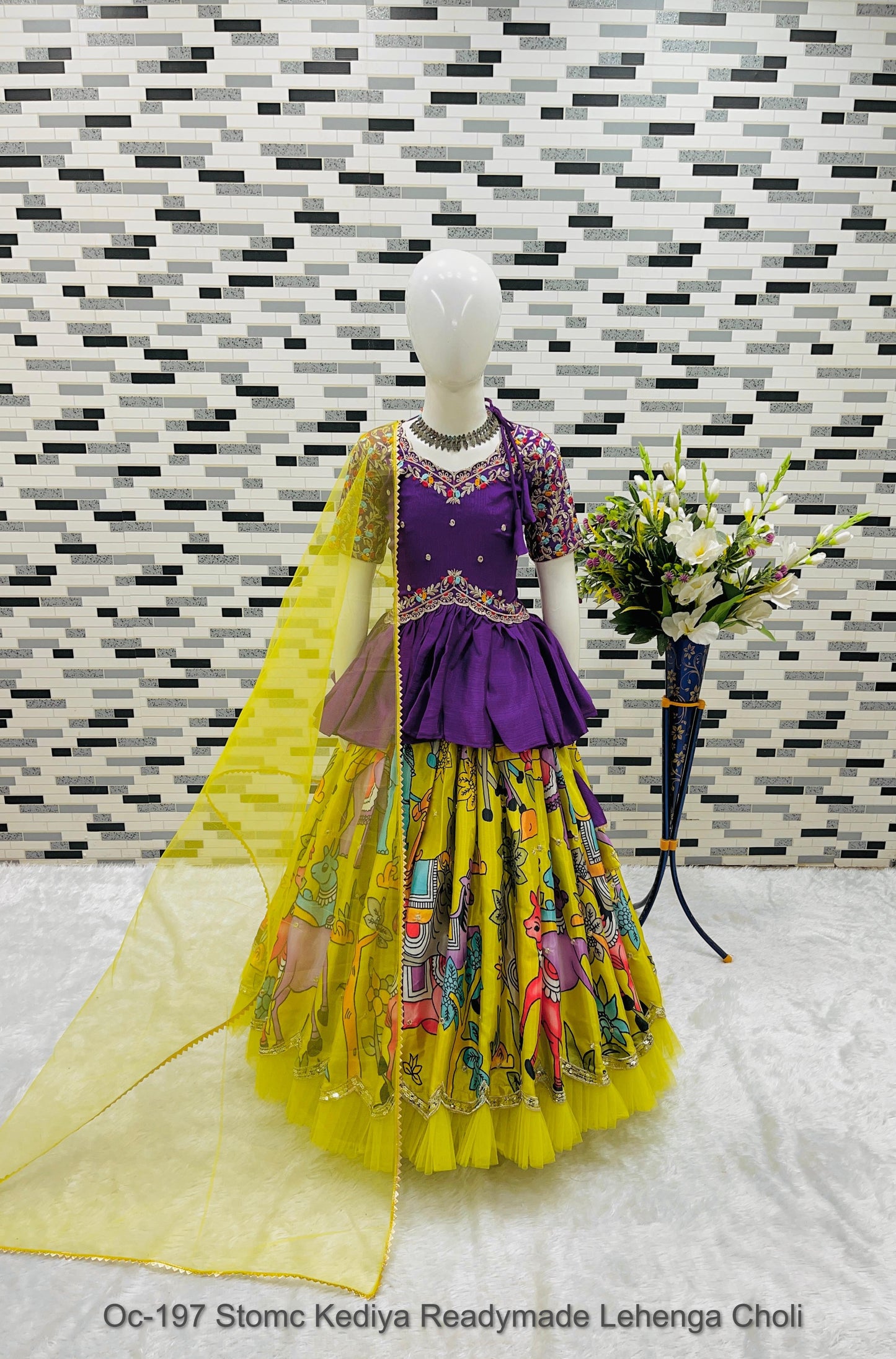 Oc-197 Stomc Kediya Readymade Lehenga Choli