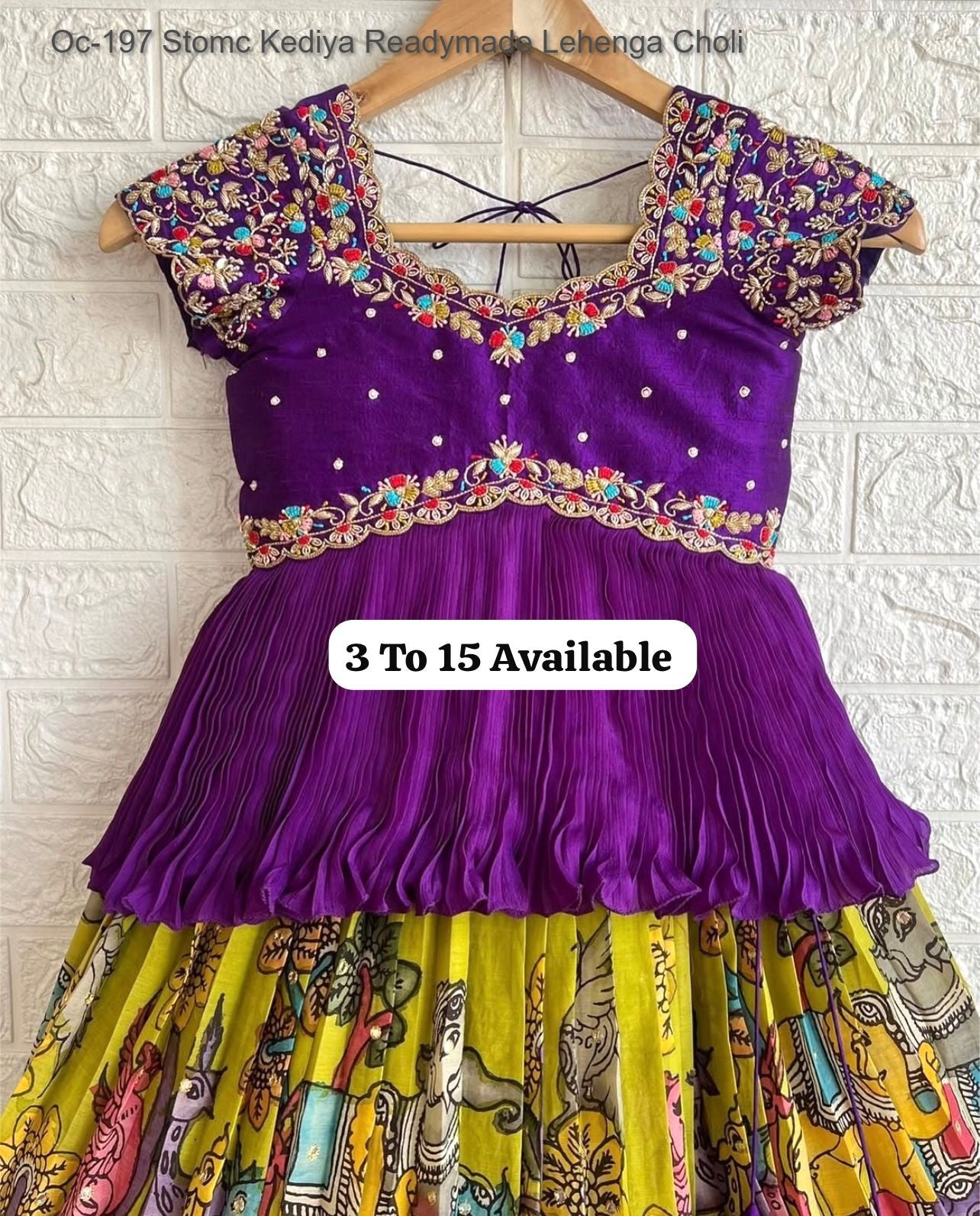 Oc-197 Stomc Kediya Readymade Lehenga Choli