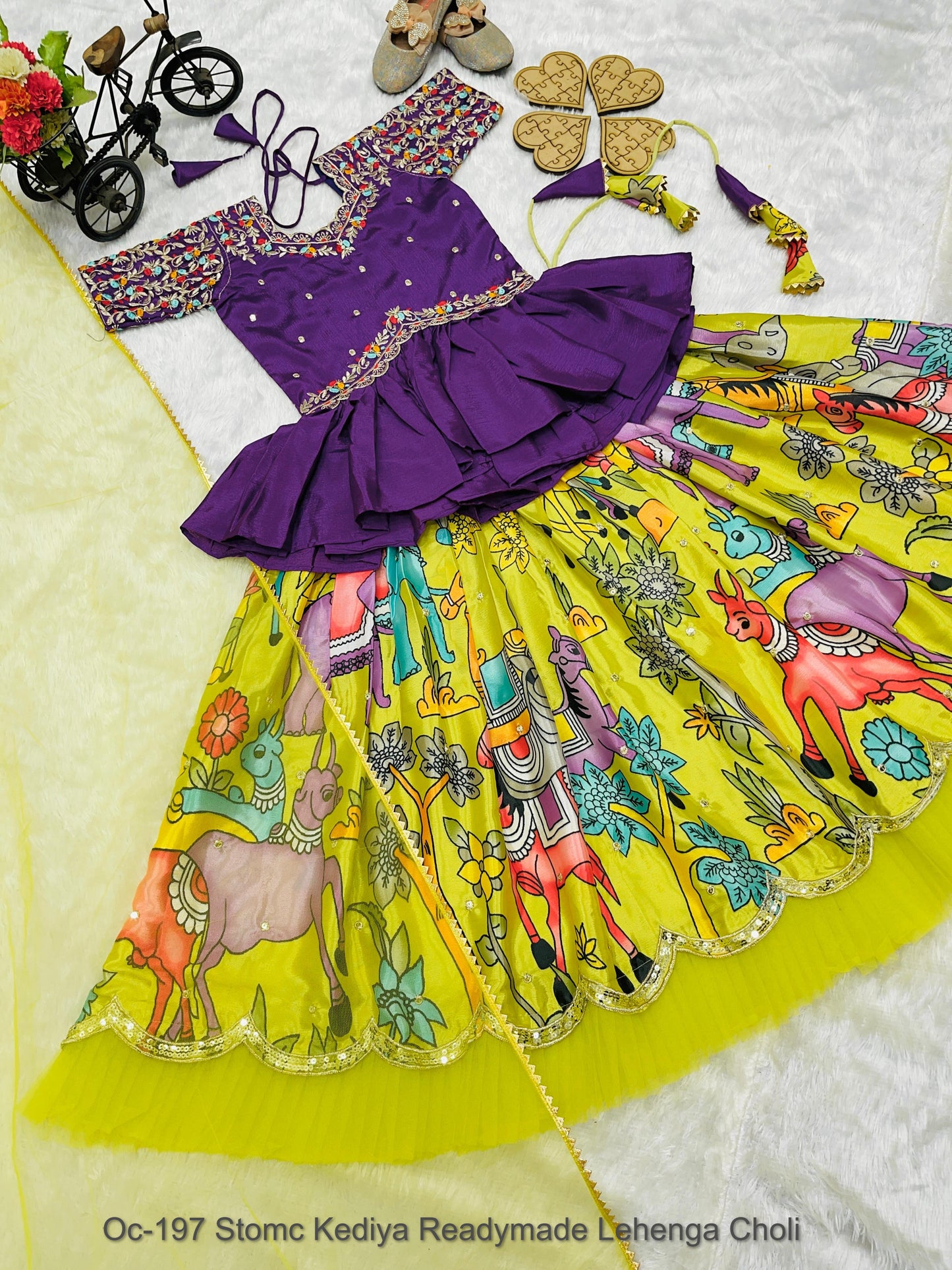 Oc-197 Stomc Kediya Readymade Lehenga Choli