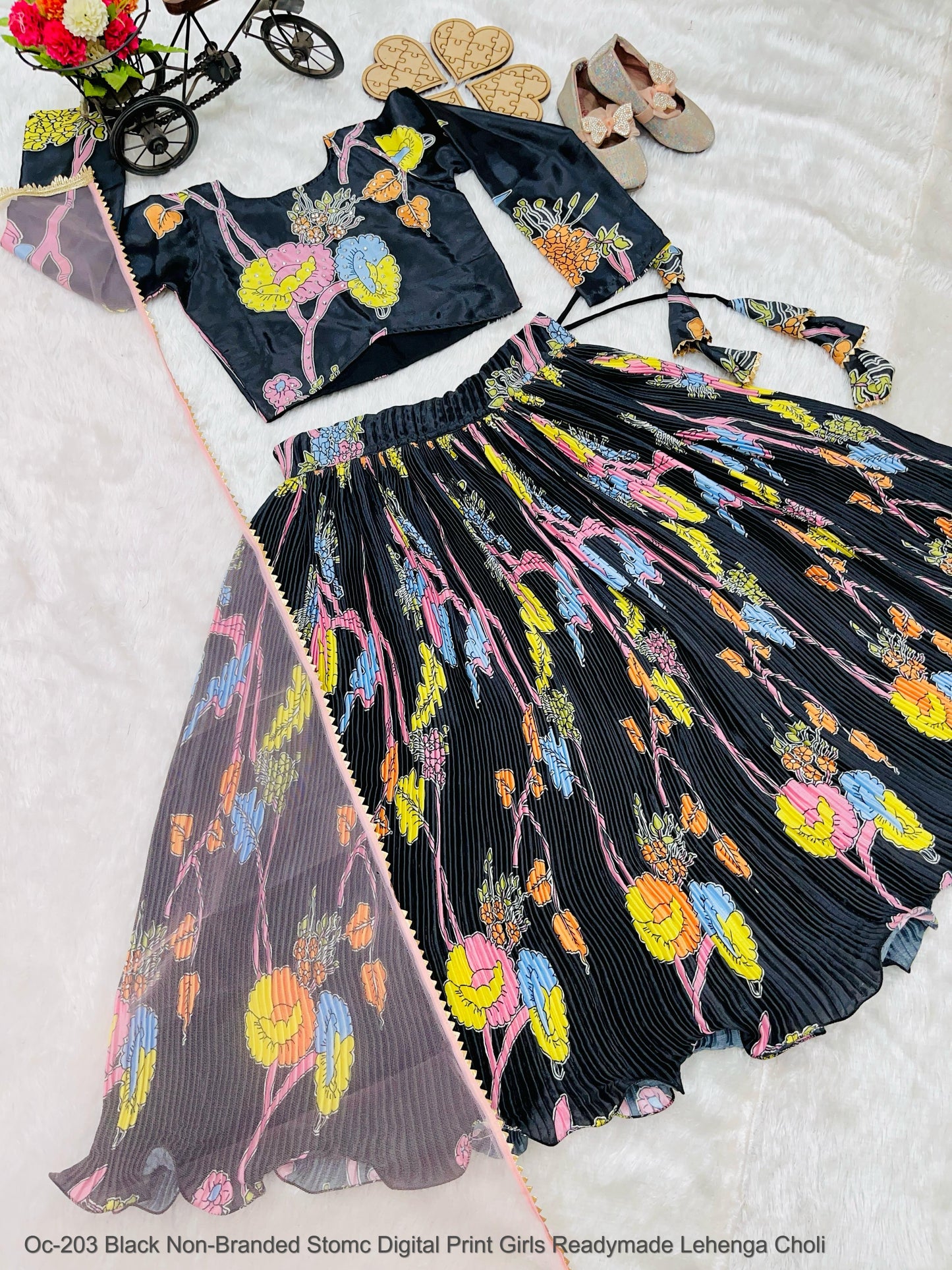 Oc-203 Non-Branded Stomc Girls Lehenga Choli