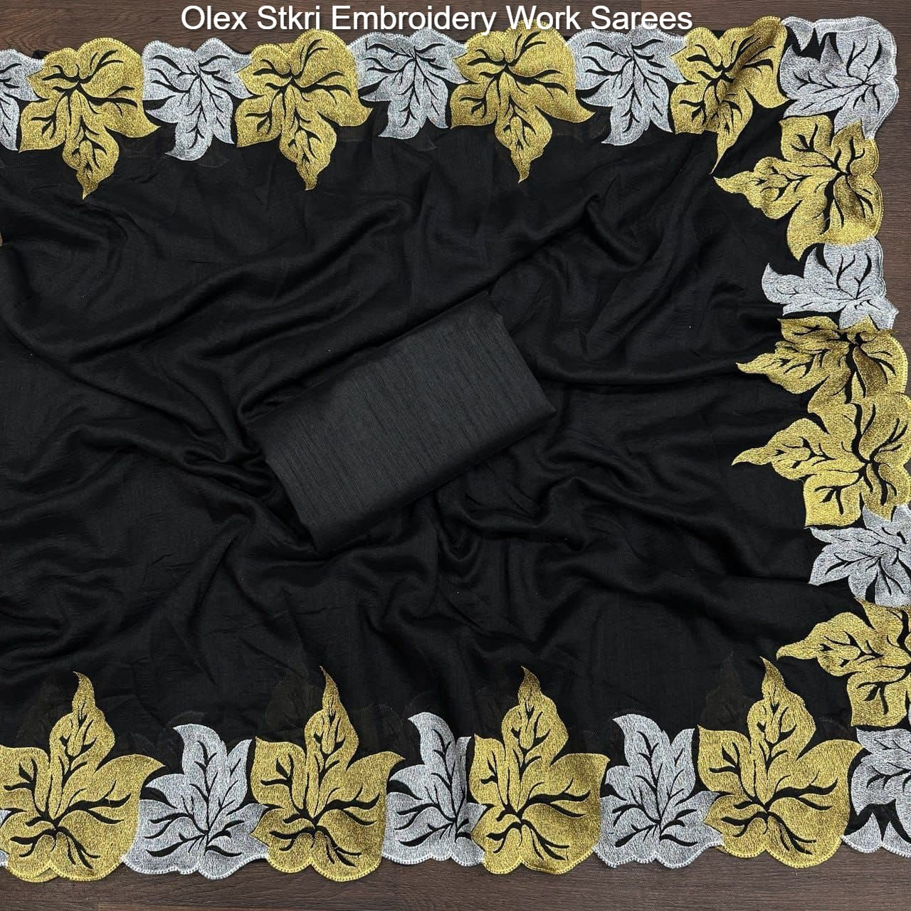 Olex Stkri Embroidery Work Sarees