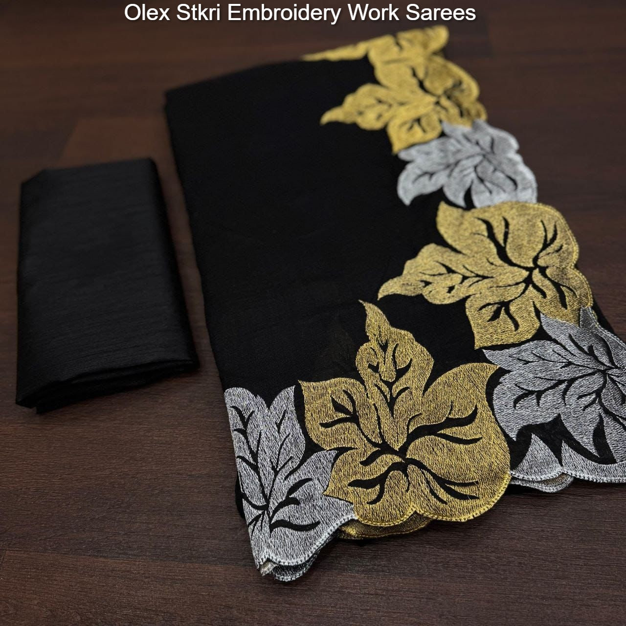 Olex Stkri Embroidery Work Sarees