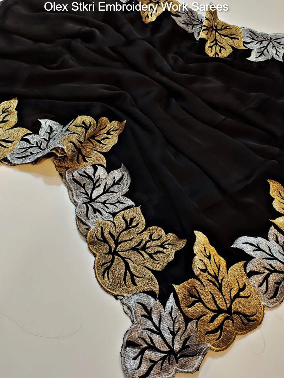 Olex Stkri Embroidery Work Sarees