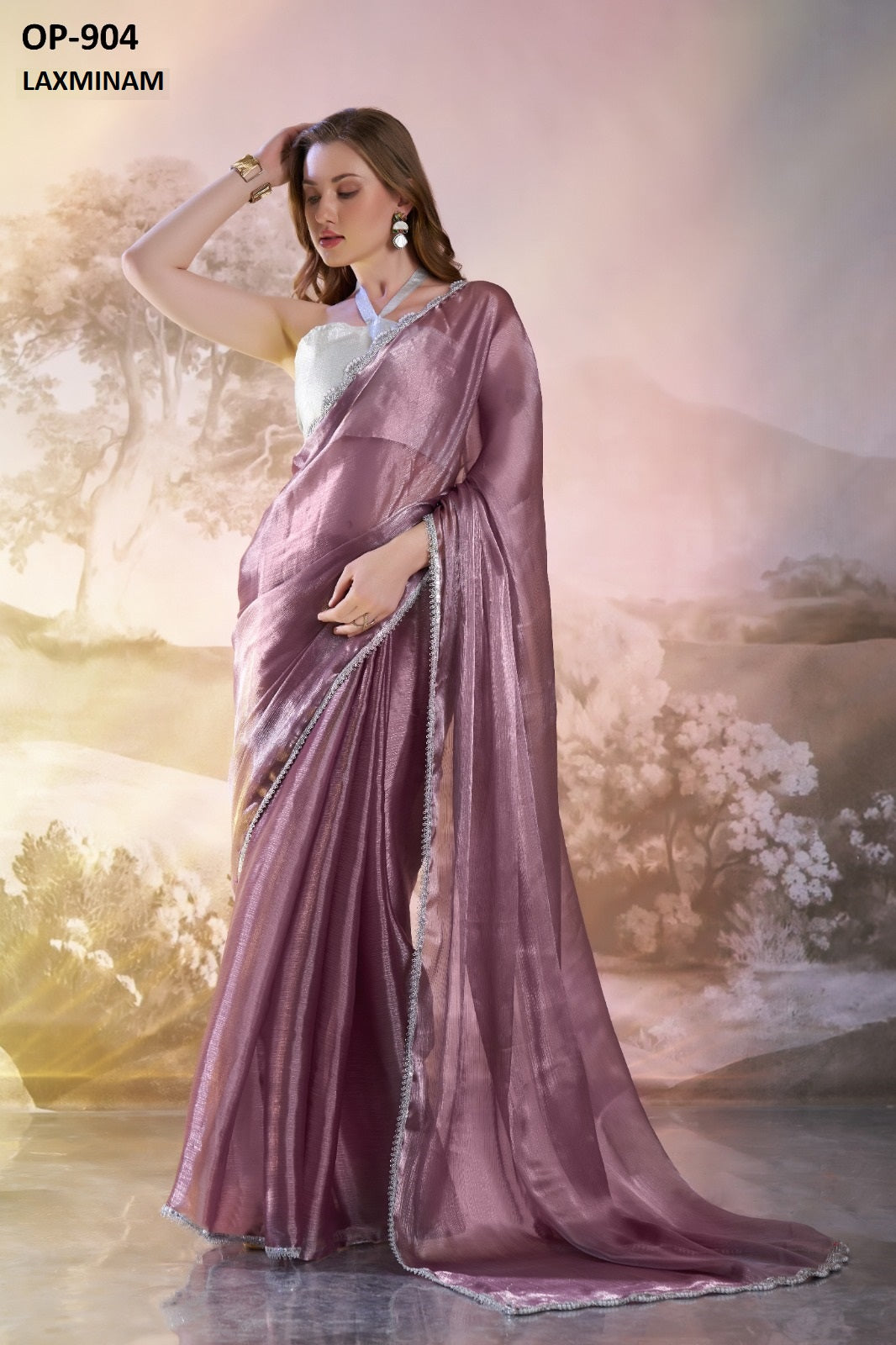 Op-904 Laxminam Burberry Sarees