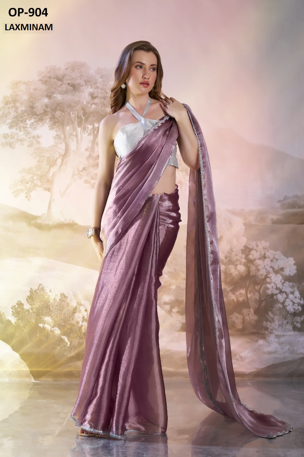 Op-904 Laxminam Burberry Sarees