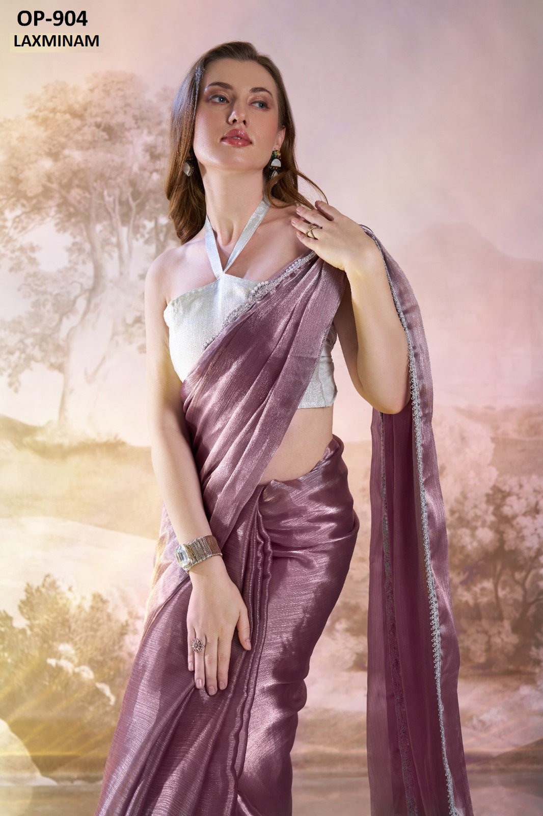 Op-904 Laxminam Burberry Sarees