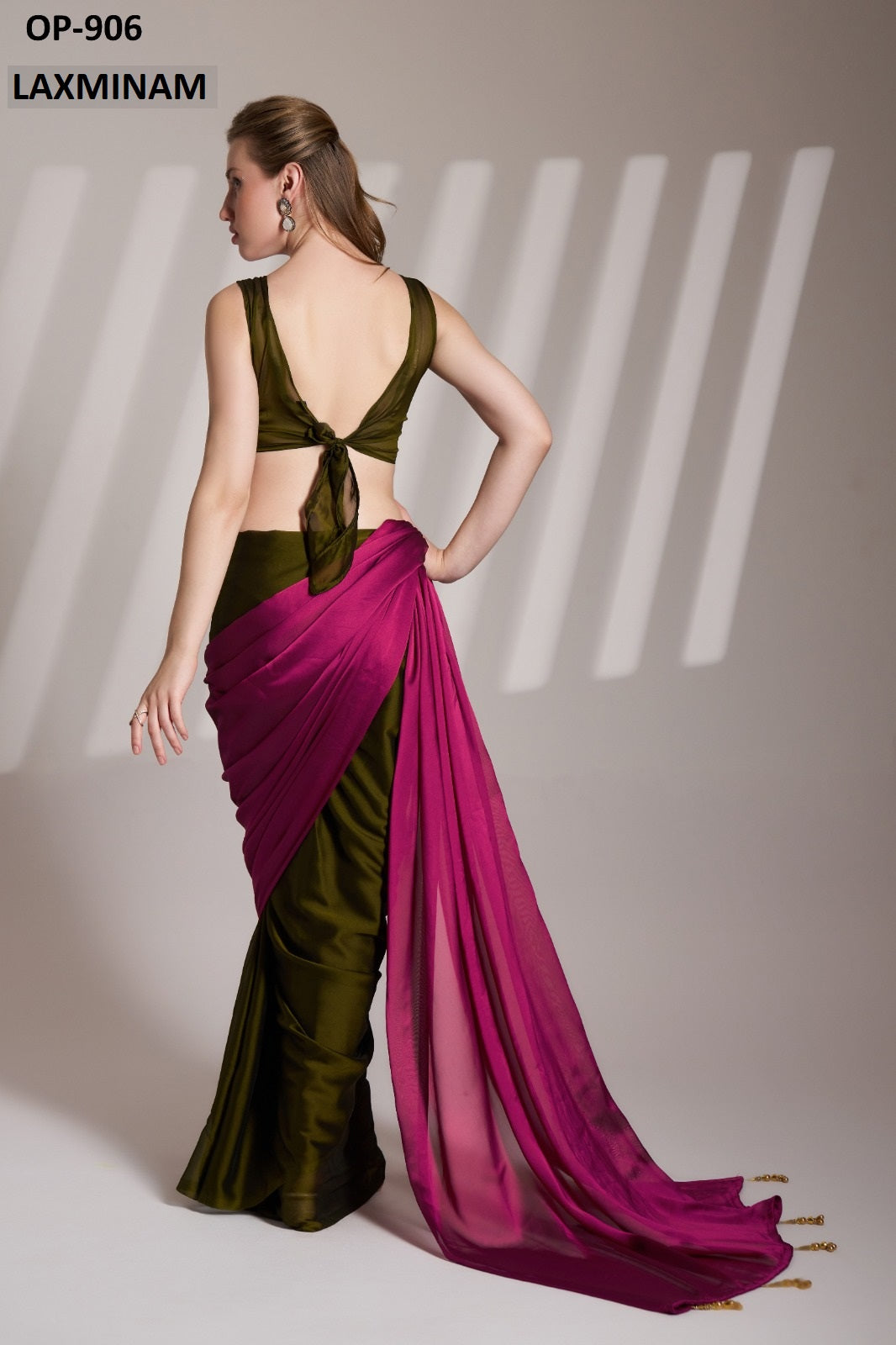 Op-906 Laxminam Satin Sarees