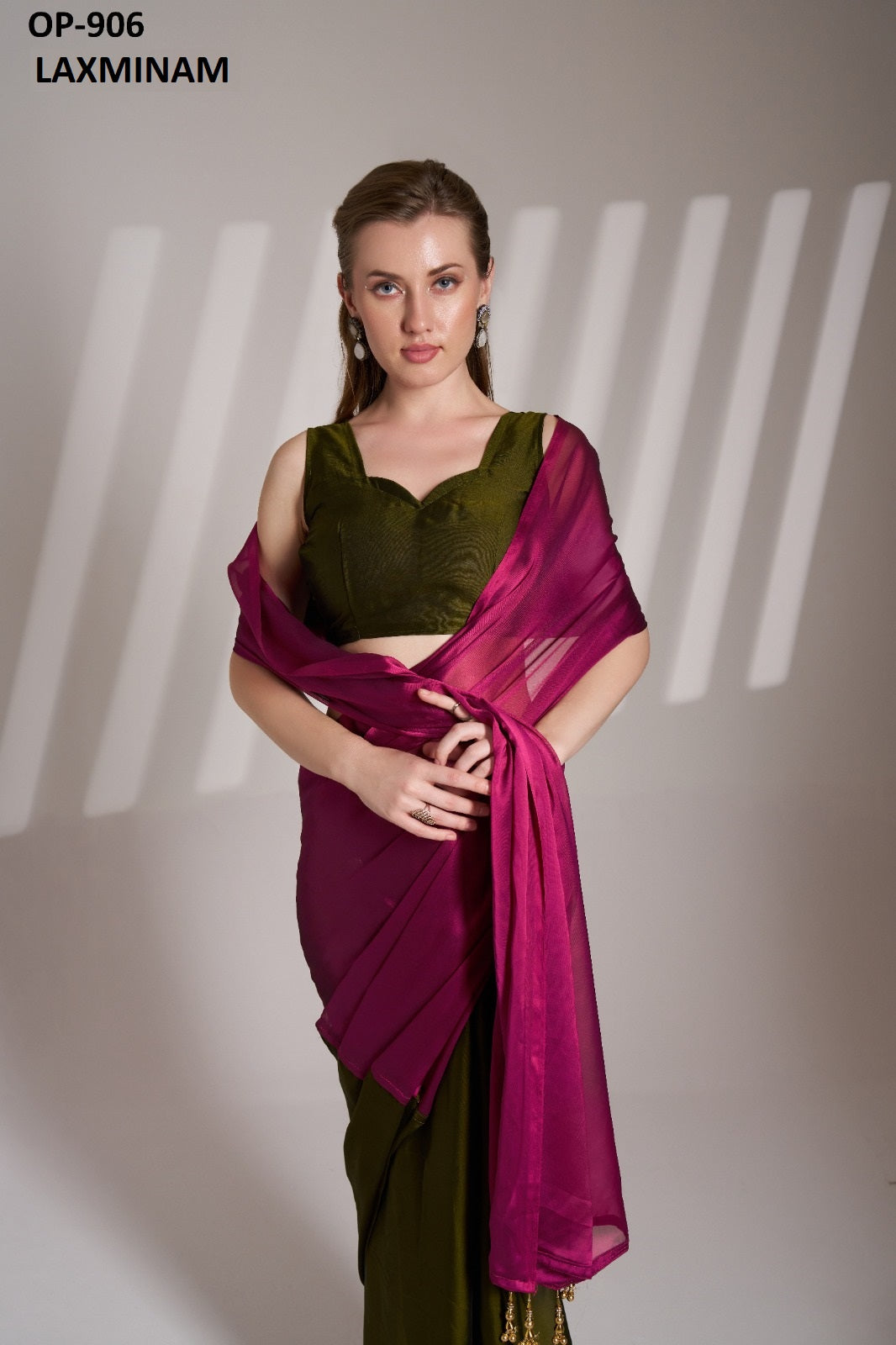 Op-906 Laxminam Satin Sarees
