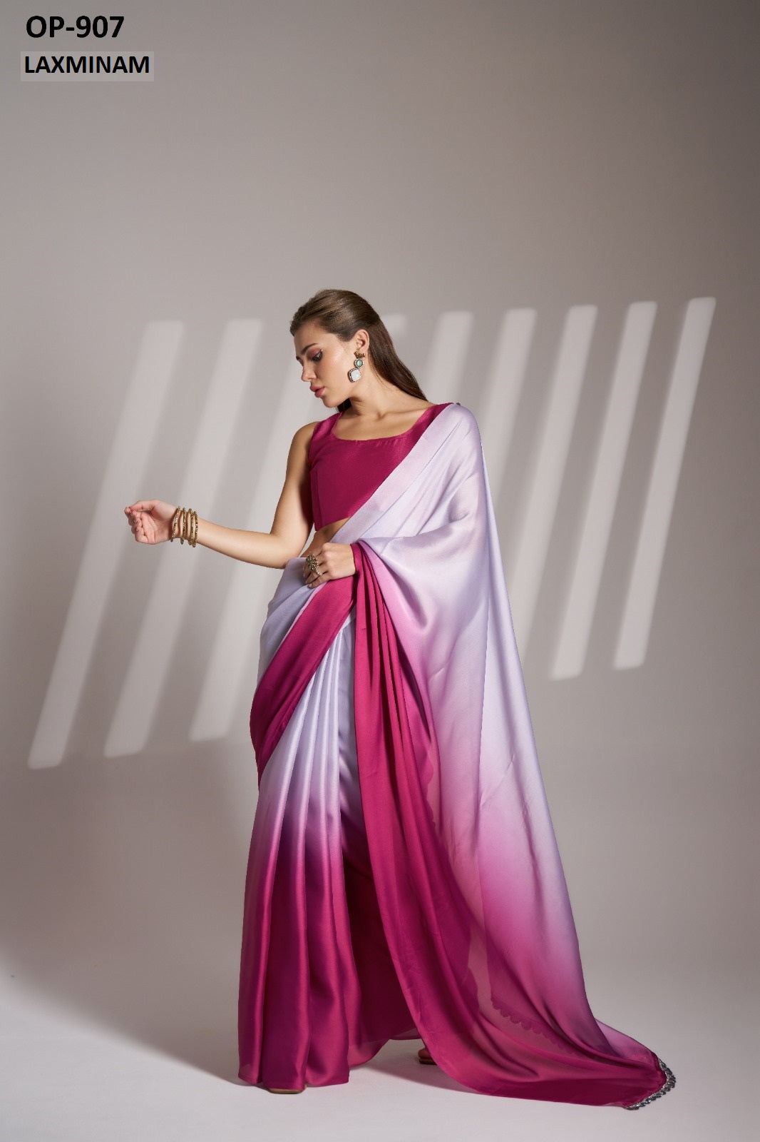 Op-907 Laxminam Chinnon Sarees