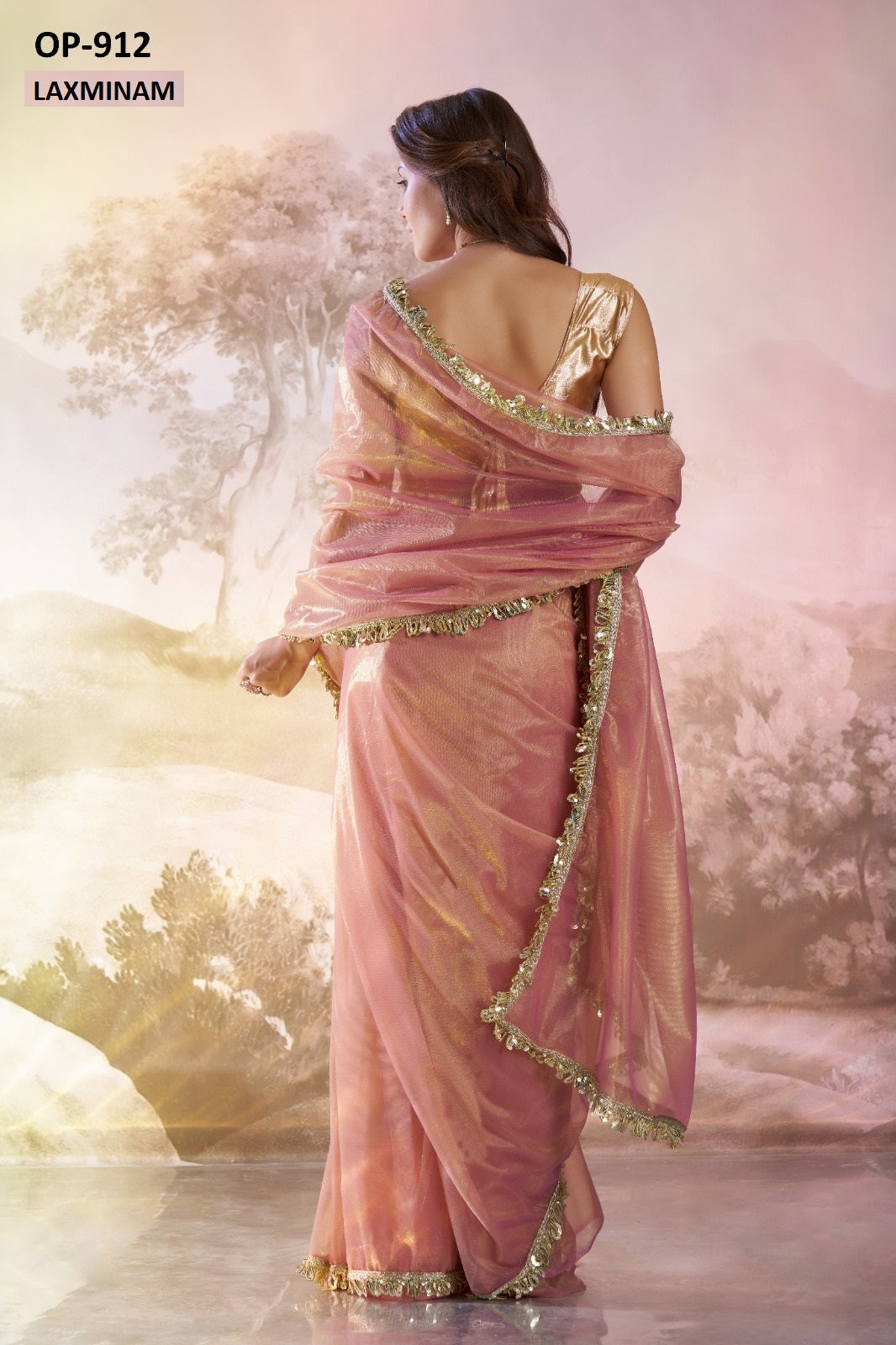 Op-912 Laxminam Net Sarees