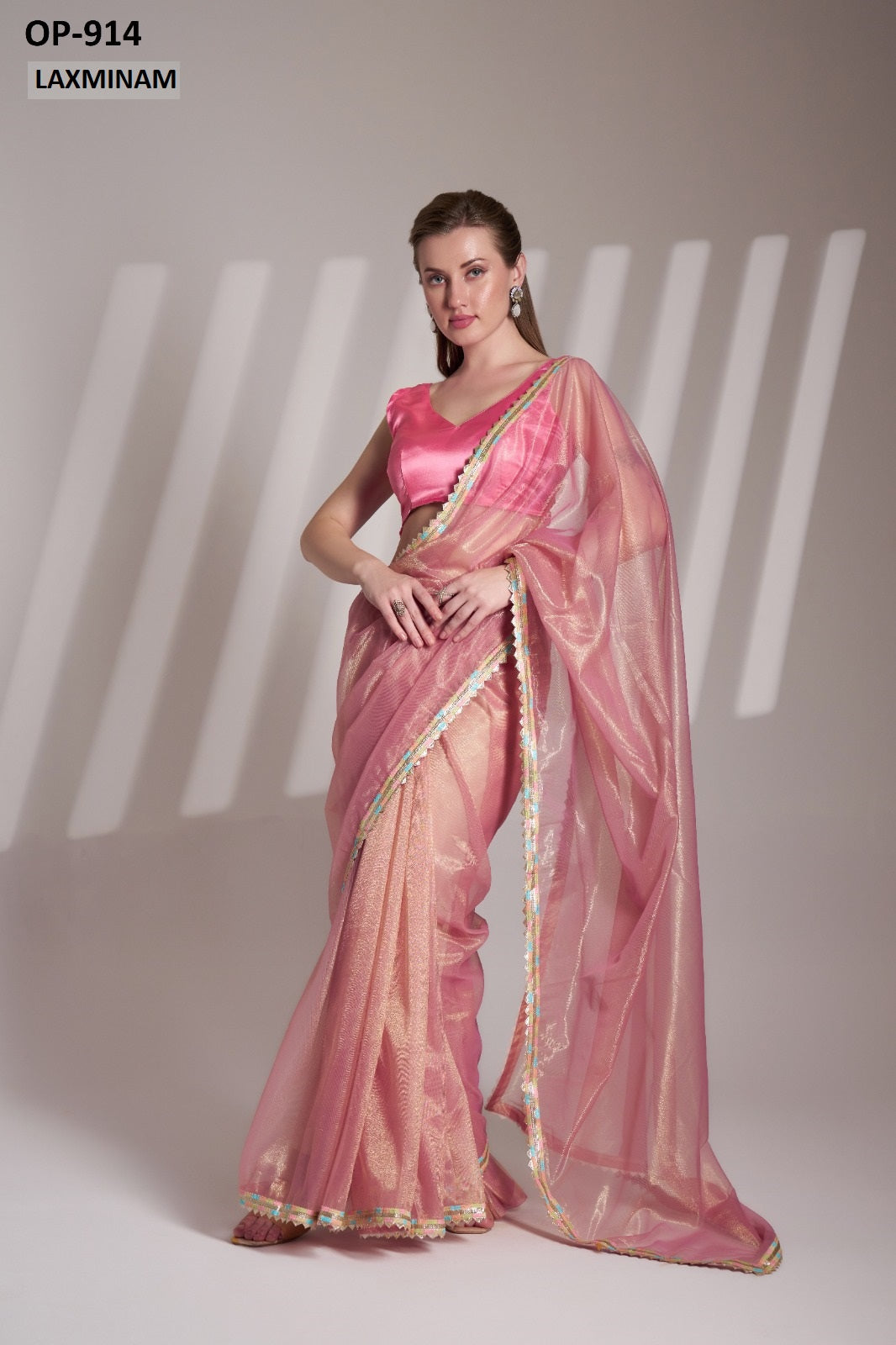Op-914 Laxminam Twill Sarees