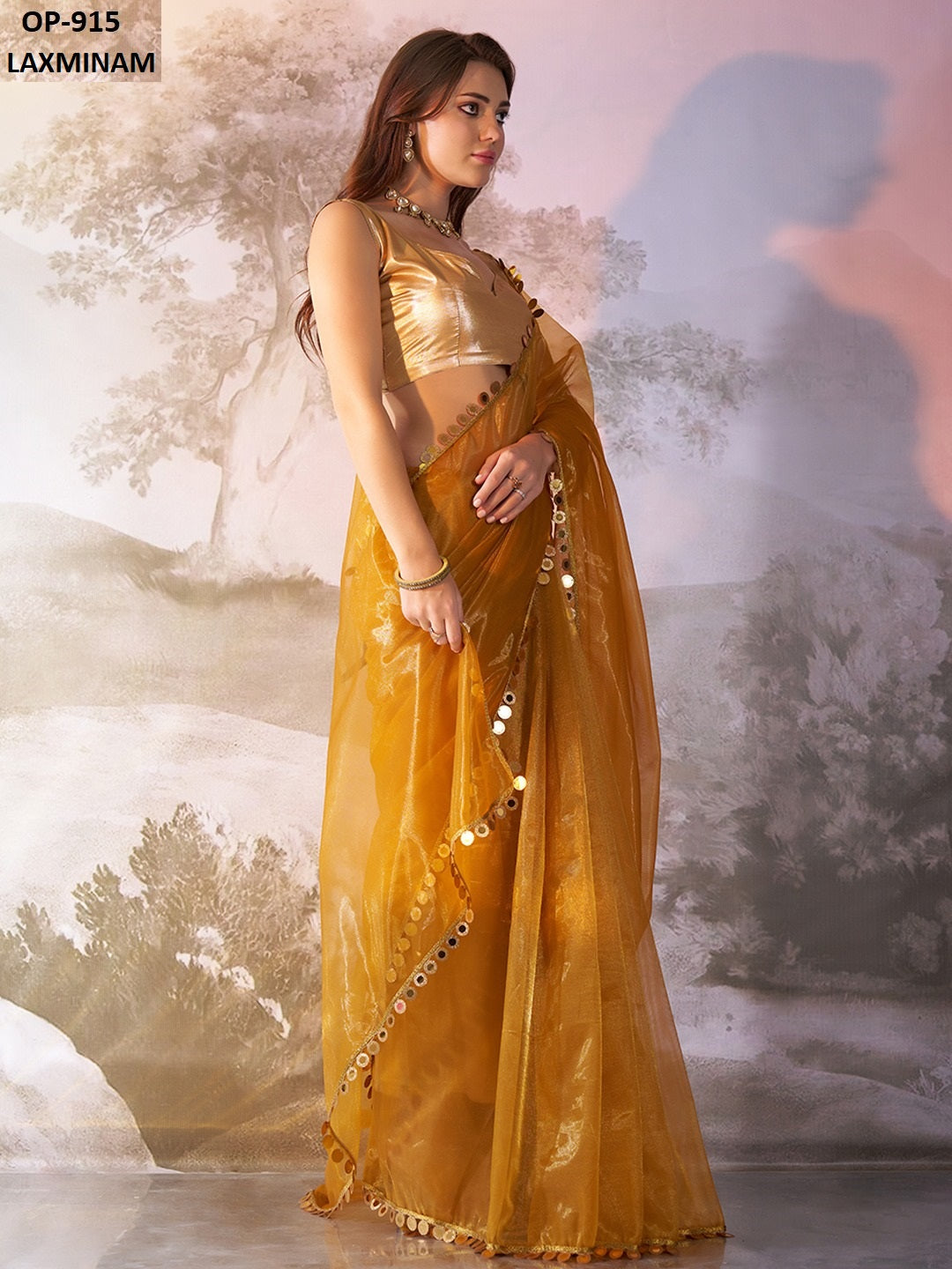 Op-915 Laxminam Twill Sarees